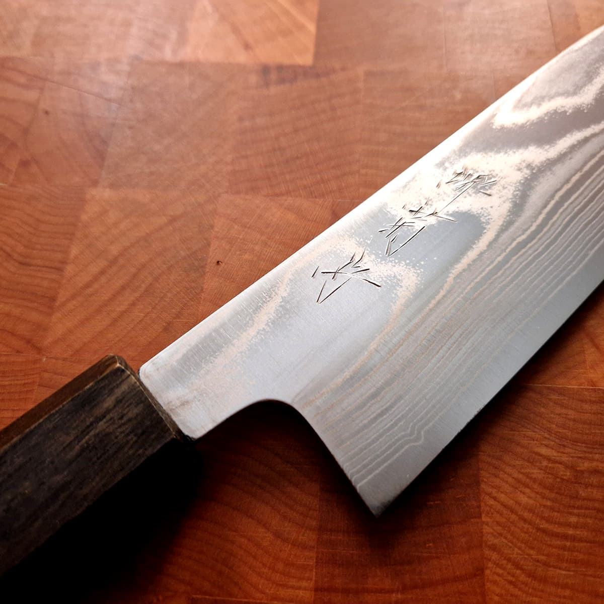 16,5cm Grønsakskniv (Santoku), AUS Damask - SAKAI KIKUMORI bilde 5