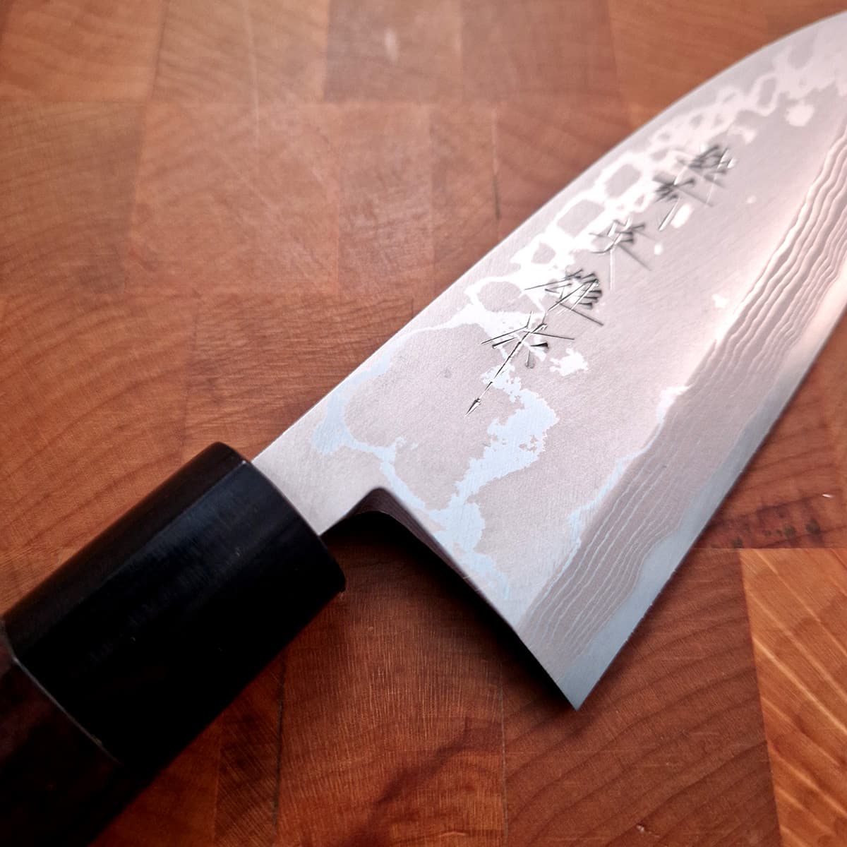15cm Deba m/damask Shiroami - HIDEO KITAOKA bilde 3