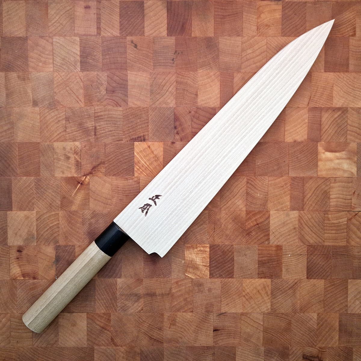 27cm Kokkekniv (Gyoto), "swedish steel", inkl Saya - MASAMOTO bilde 4