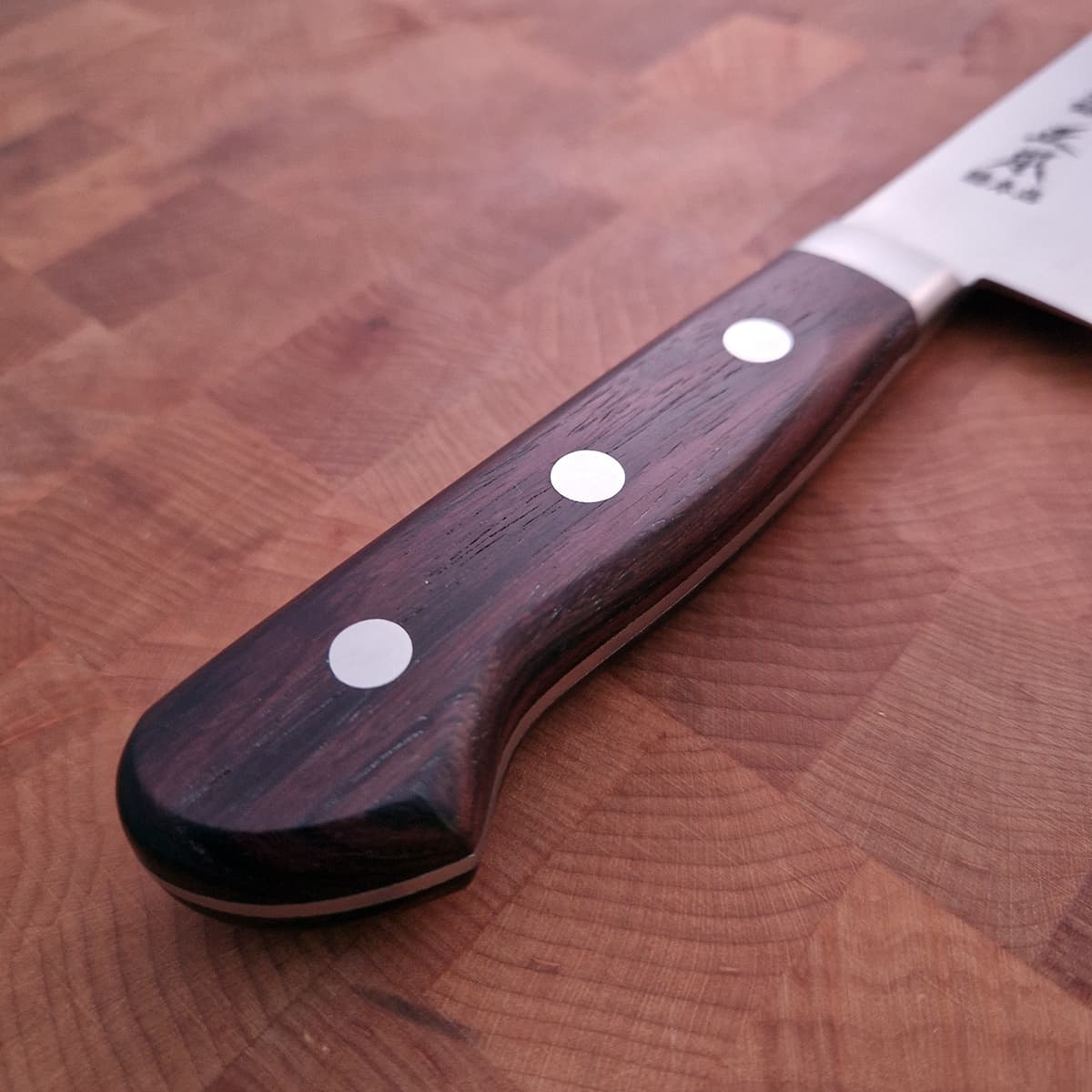 24cm Kokkekniv (Gyoto), Virgin Carbon, inkl Saya - MASAMOTO bilde 3