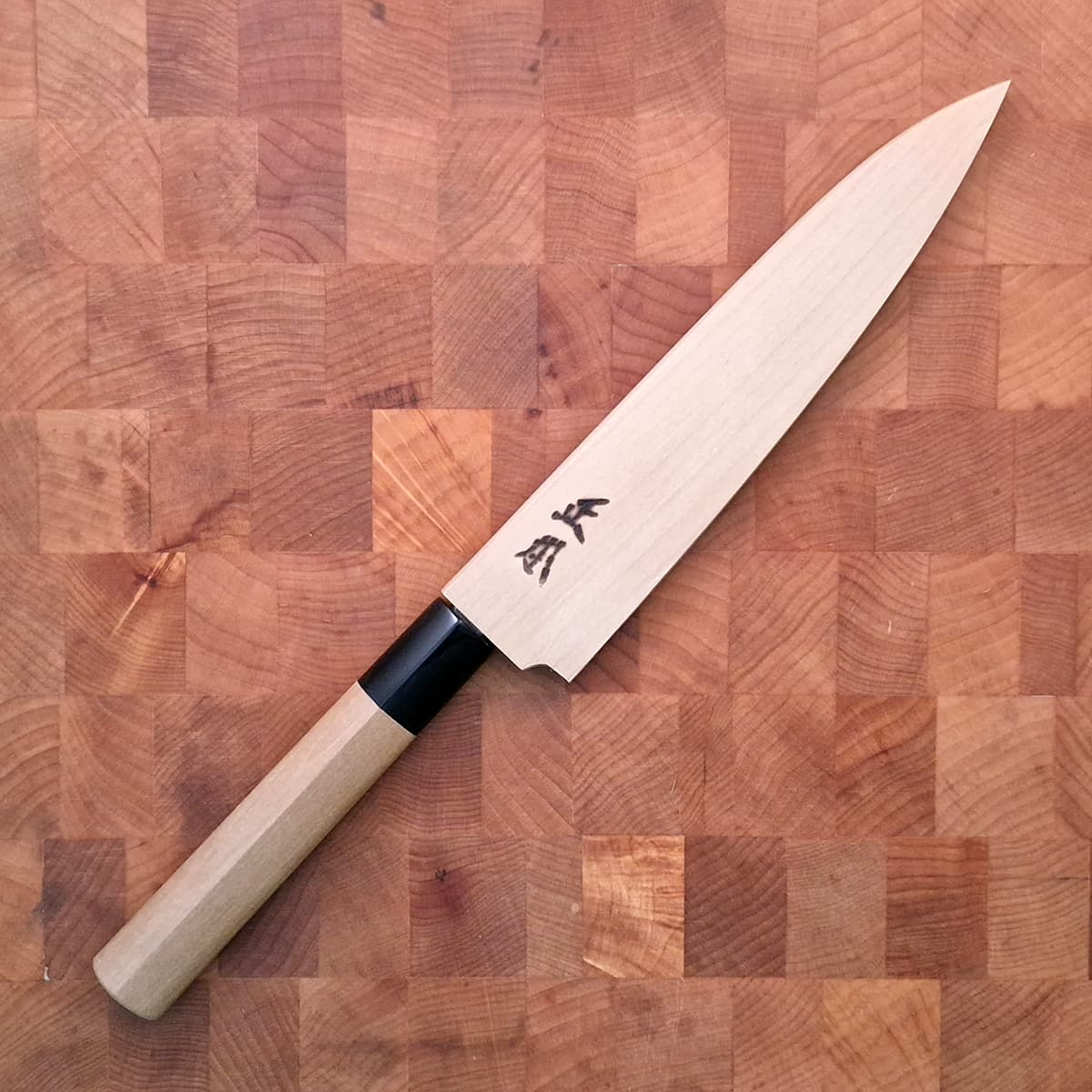 16cm Universalkniv/Slicer, Shirogami II, inkl Saya - MASAMOTO bilde 6
