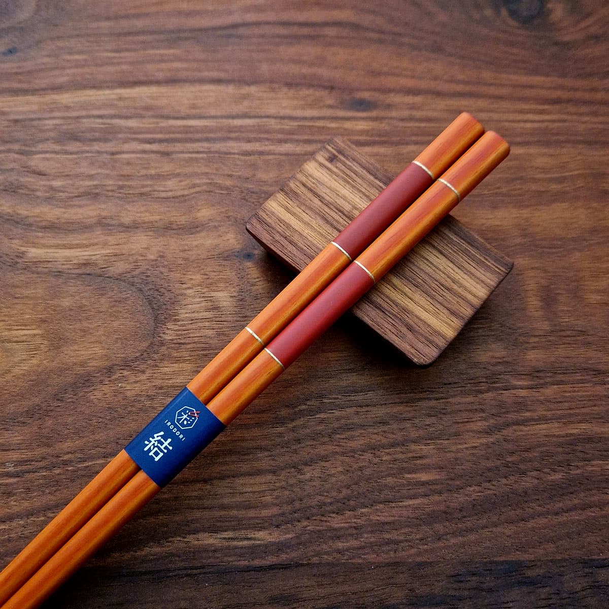 Spisepinner, japanske, Koisomewakeichimatsu oransje,  1 par - IRODORI bilde 2