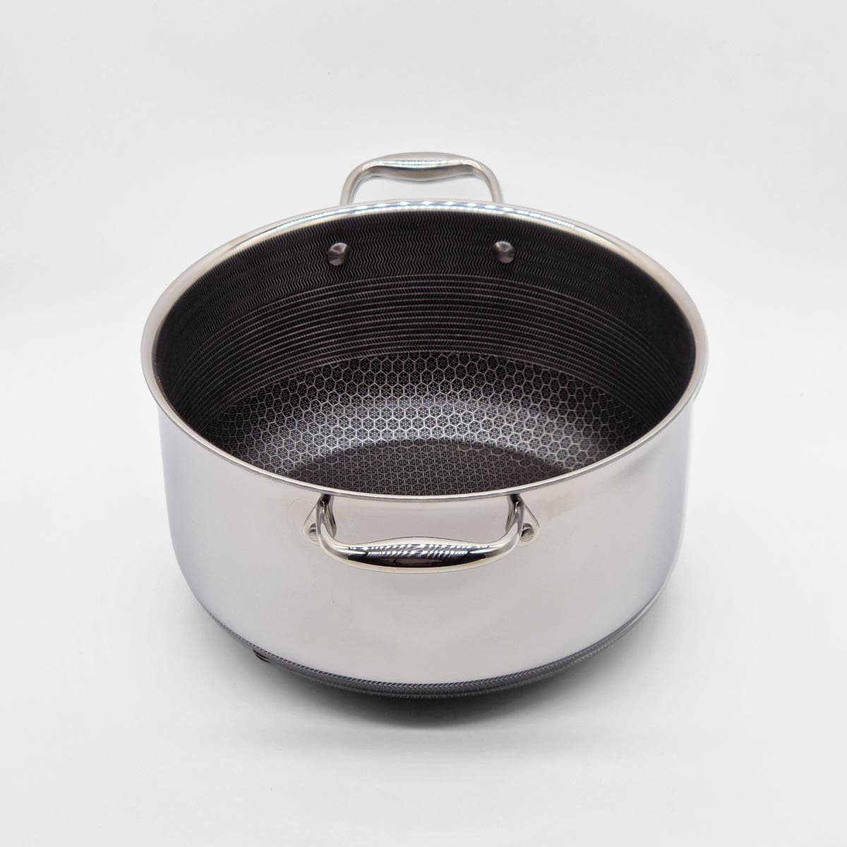 Gryte med lokk, 7,6 ltr, hybrid - HEXCLAD bilde 3