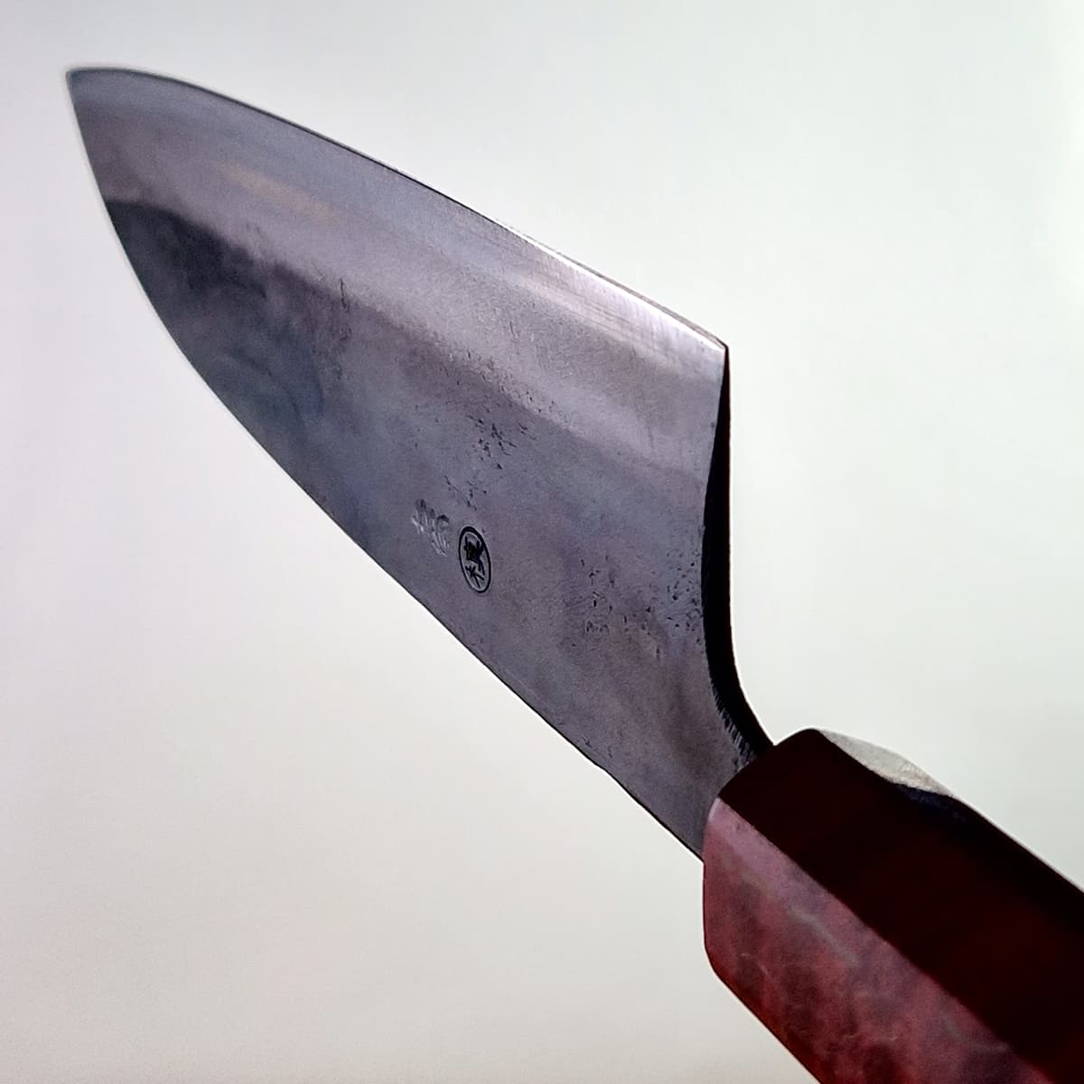 16,5cm Grønnsakskniv (Santoku) Shirogami, Custom - No Factory bilde 7