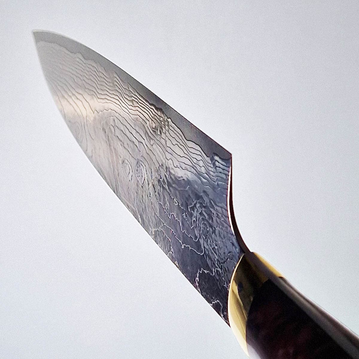 16.5cm Grønnsakskniv (Santoku) "Damask" VG10 - SAJI bilde 6