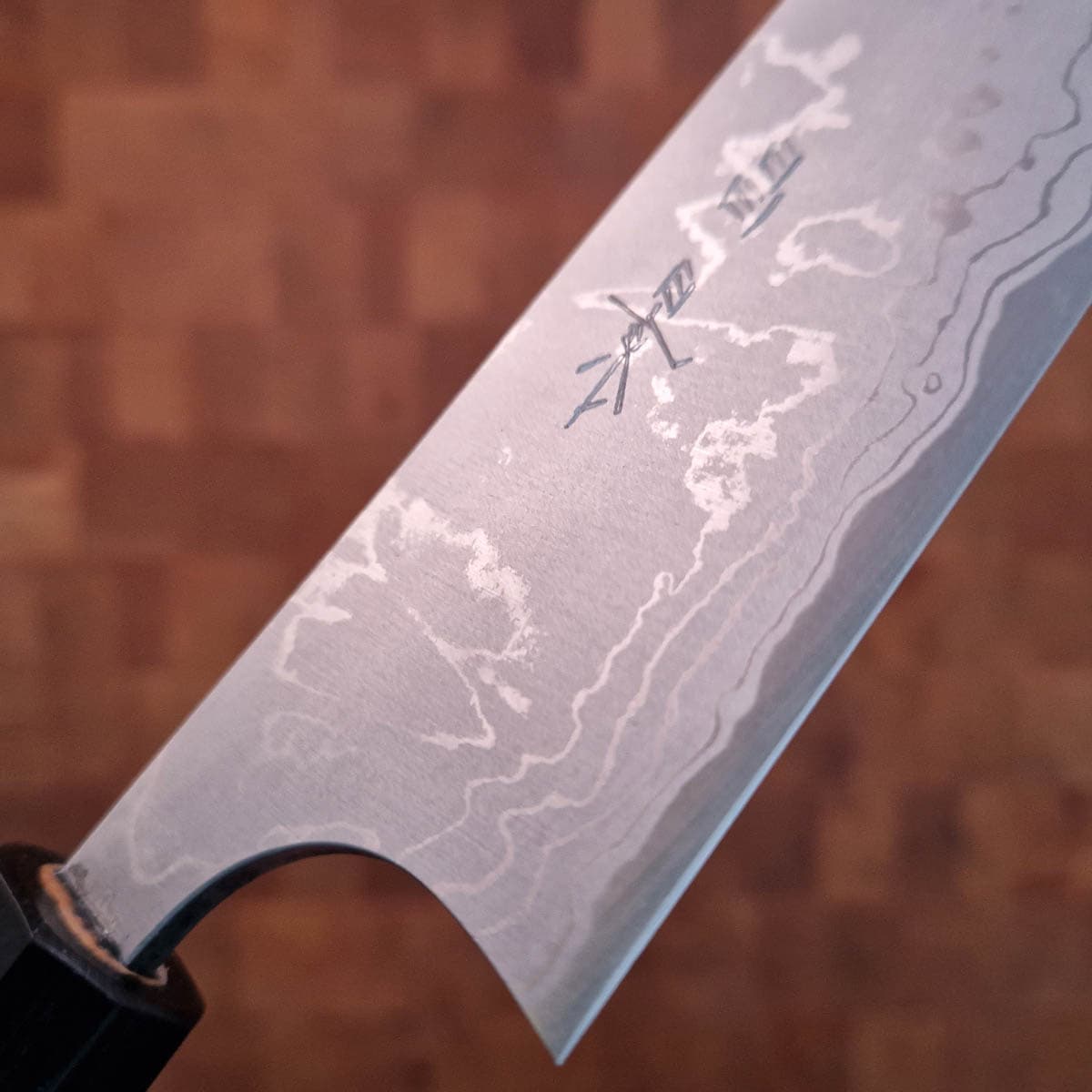 21cm Kokkekniv Shimo, Shirogami II - YU KUROSAKI (Masakage) bilde 3