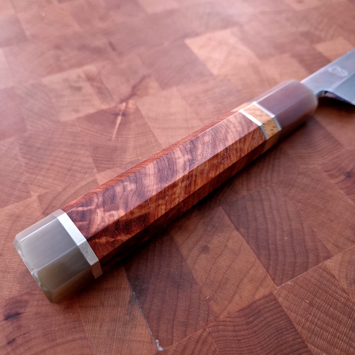 30cm Sakimaru Takohiki, Mirror Polished, Shirogami II, inkl Saya - SAKAI KIKUMORI bilde 7