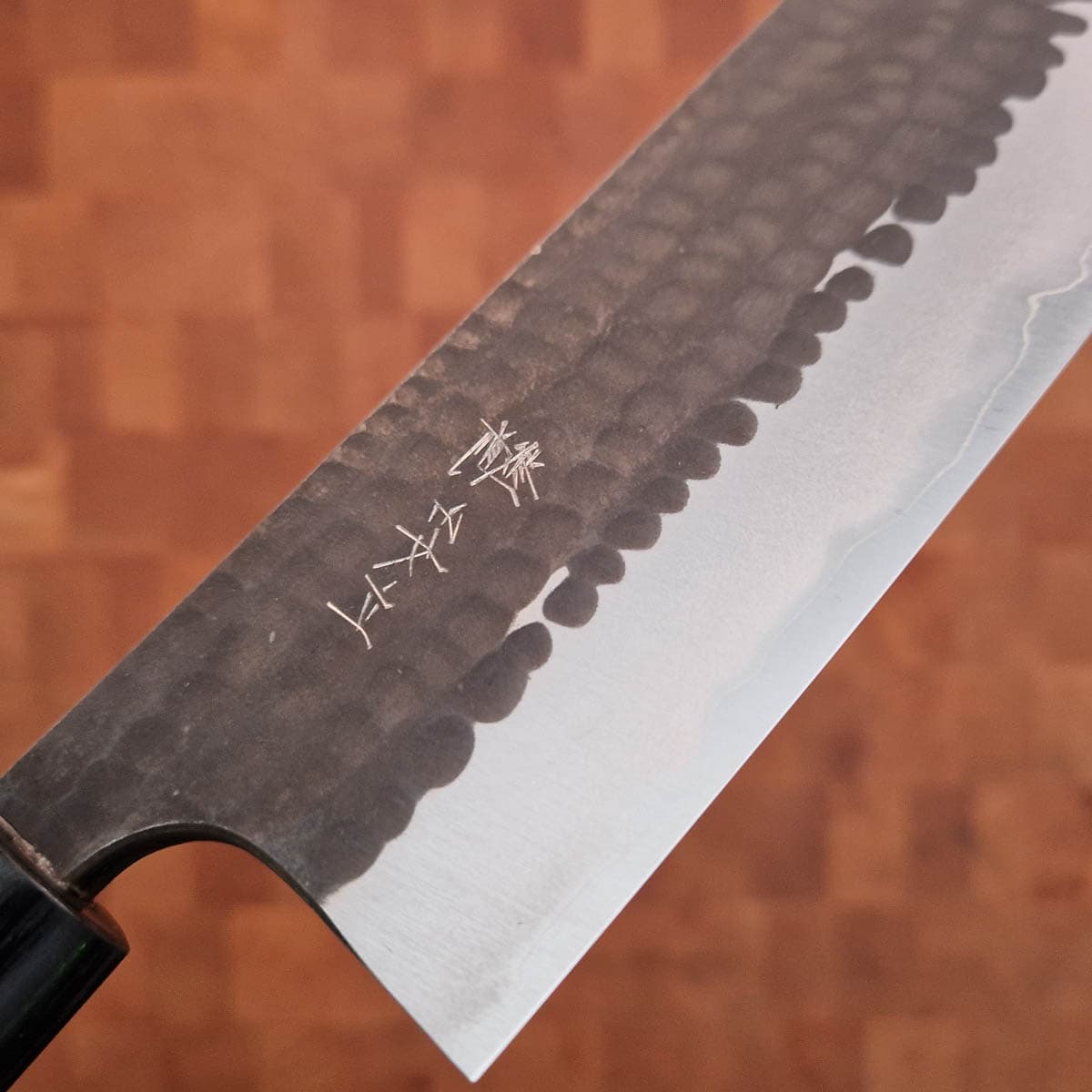16.5cm Grønnsakskniv (Nakiri) Tsuchime Super Aogami - ANRYU bilde 2