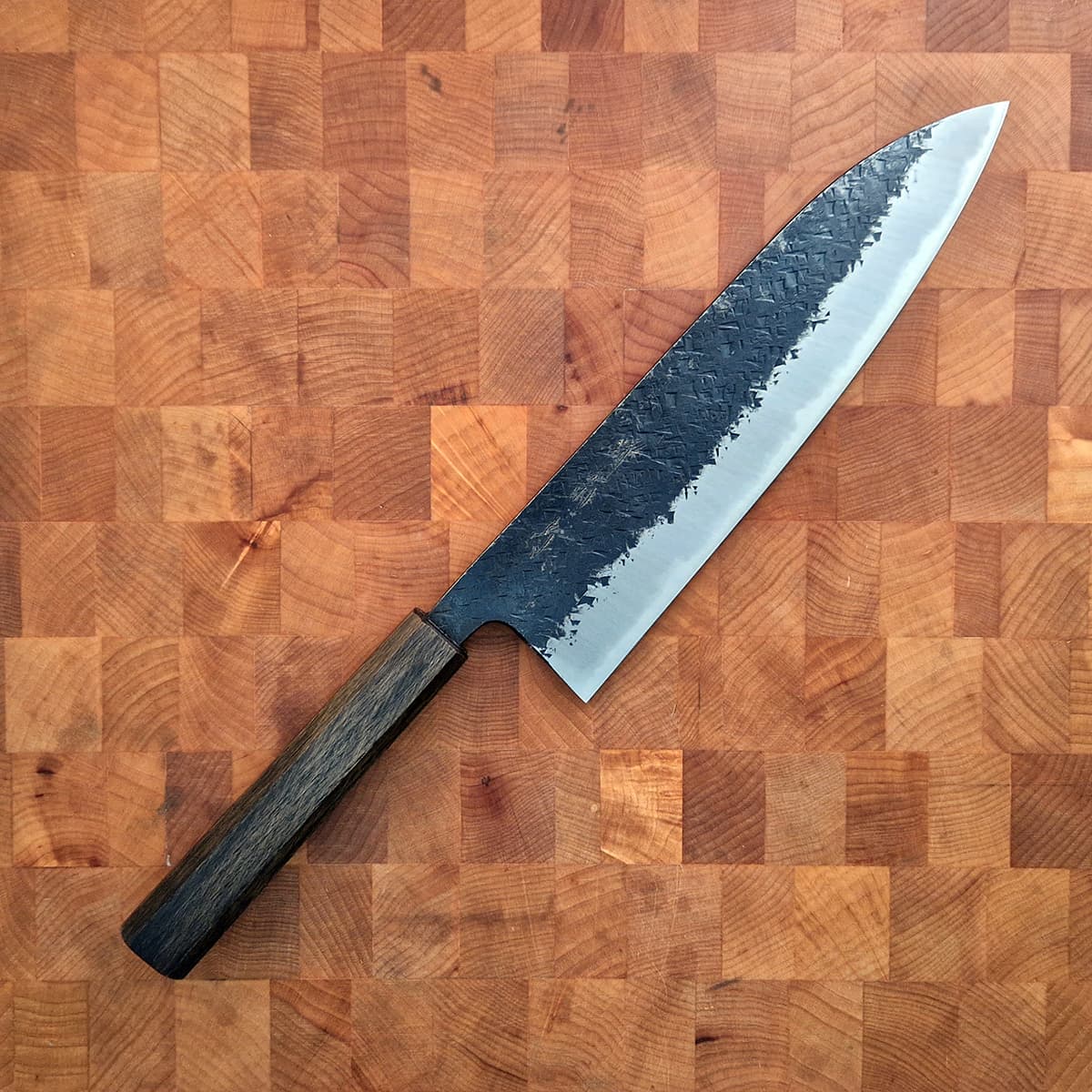 24cm Kokkekniv Aogami II, Kurochi - MINOMO KAJIYA