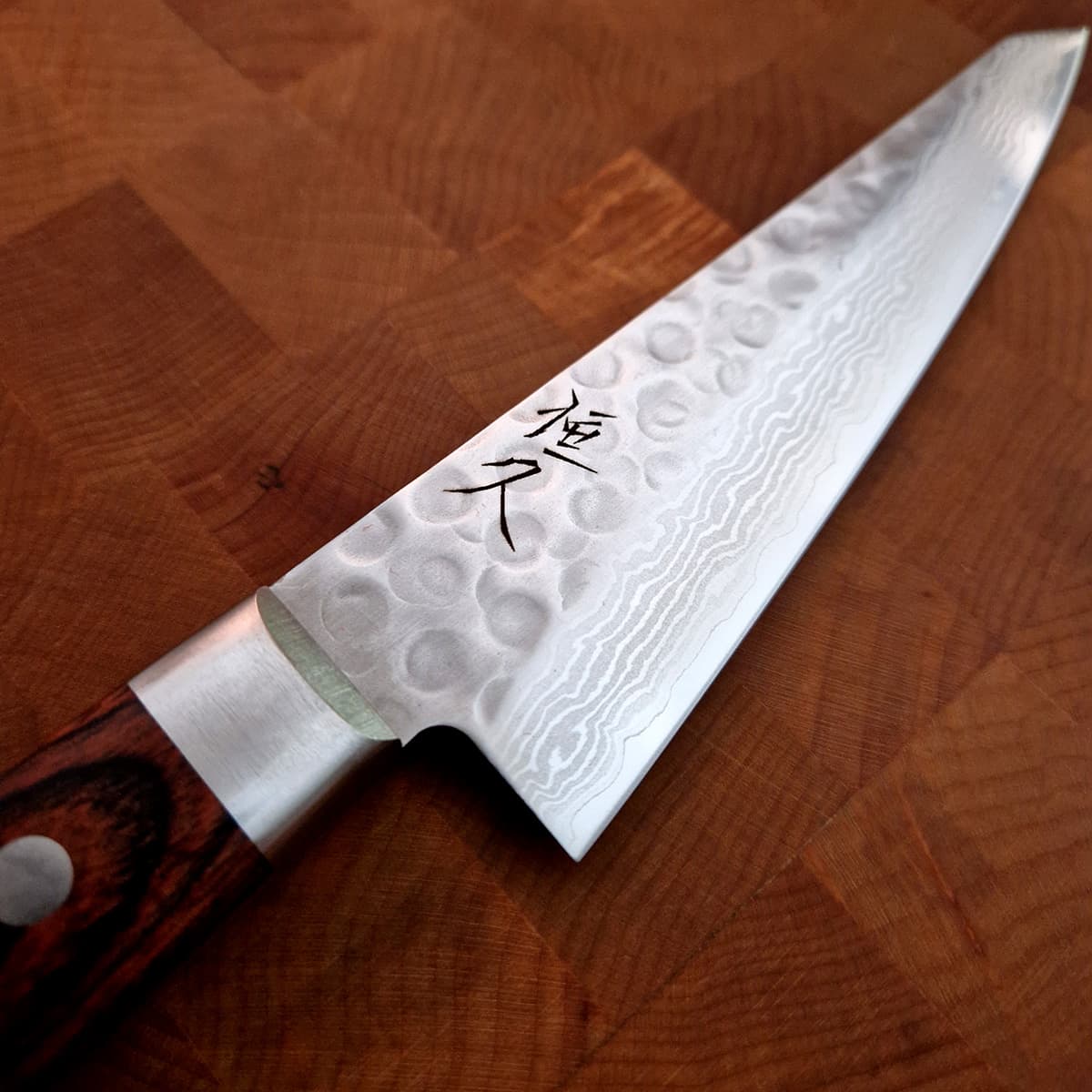 14cm Honesuke VG10, Hamret/Damask - HARUYUKI bilde 2