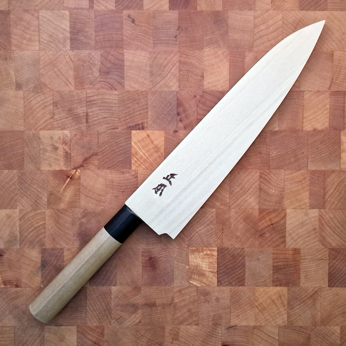 21cm Kokkekniv (Gyoto), "swedish steel", inkl Saya - MASAMOTO bilde 4