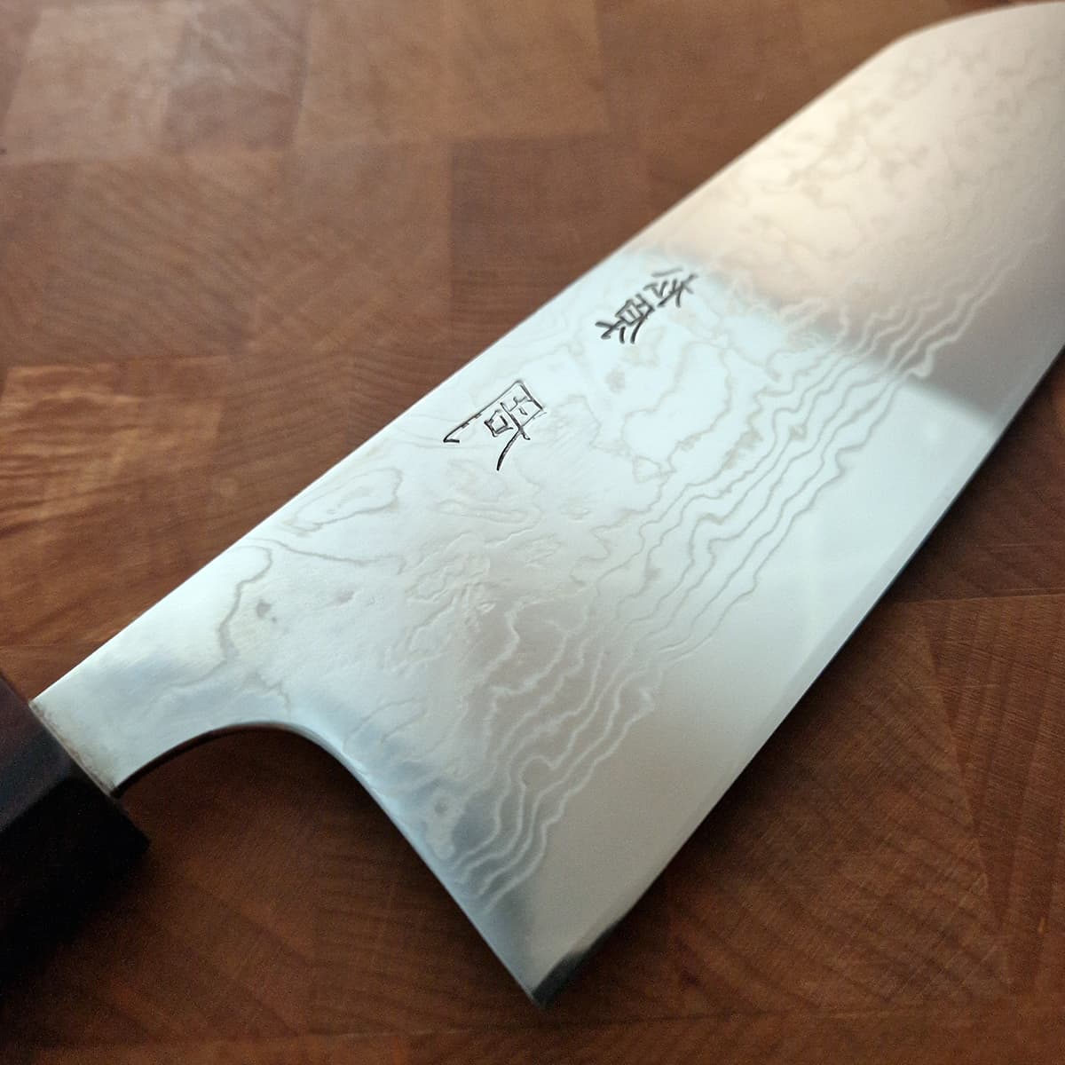 18cm Grønnsakskniv (Santoku) X-damask ZDP189 - MATSUBARA TANAKA bilde 3