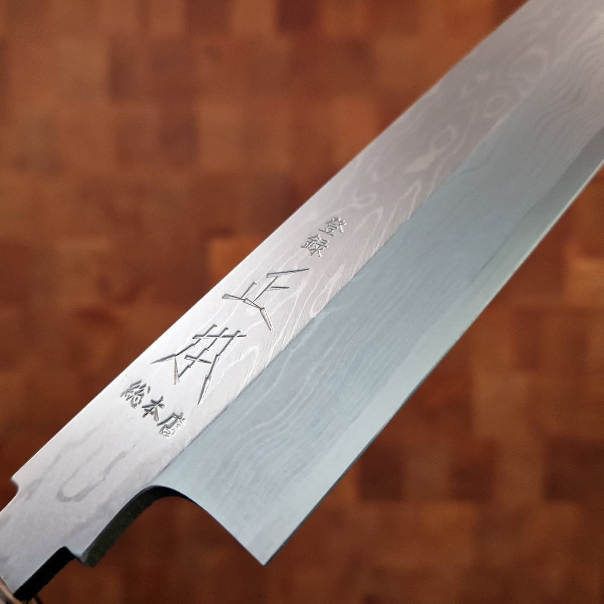 27cm Yanagiba, Aogami II, inkl Saya - MASAMOTO bilde 7