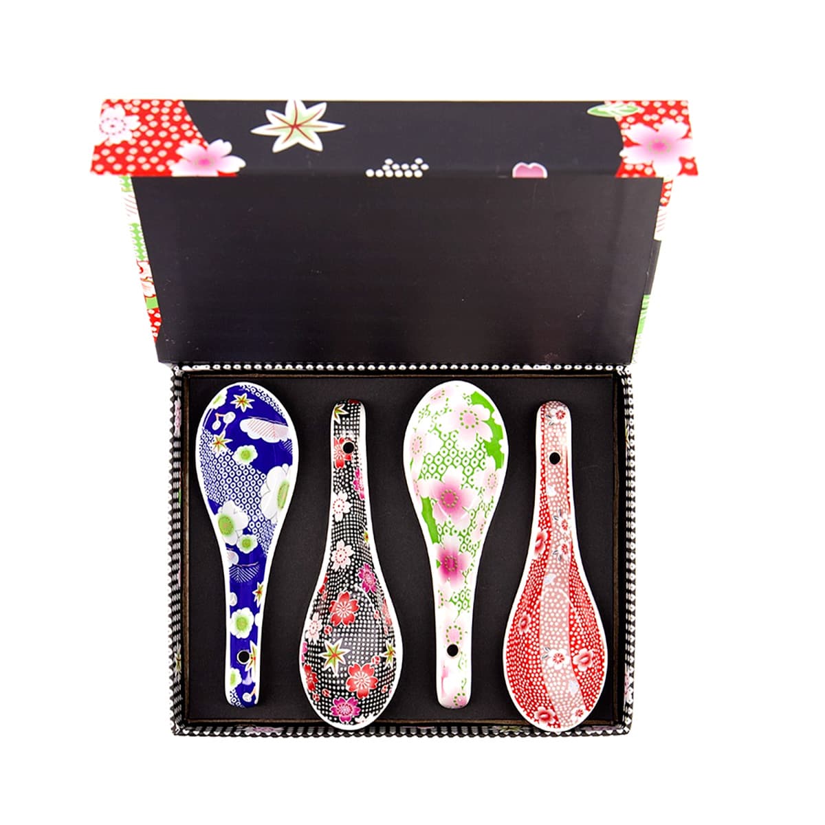 4 stk. Ramenskjer i gaveeske "Kawaii Flower" - Tokyo design studio bilde 2