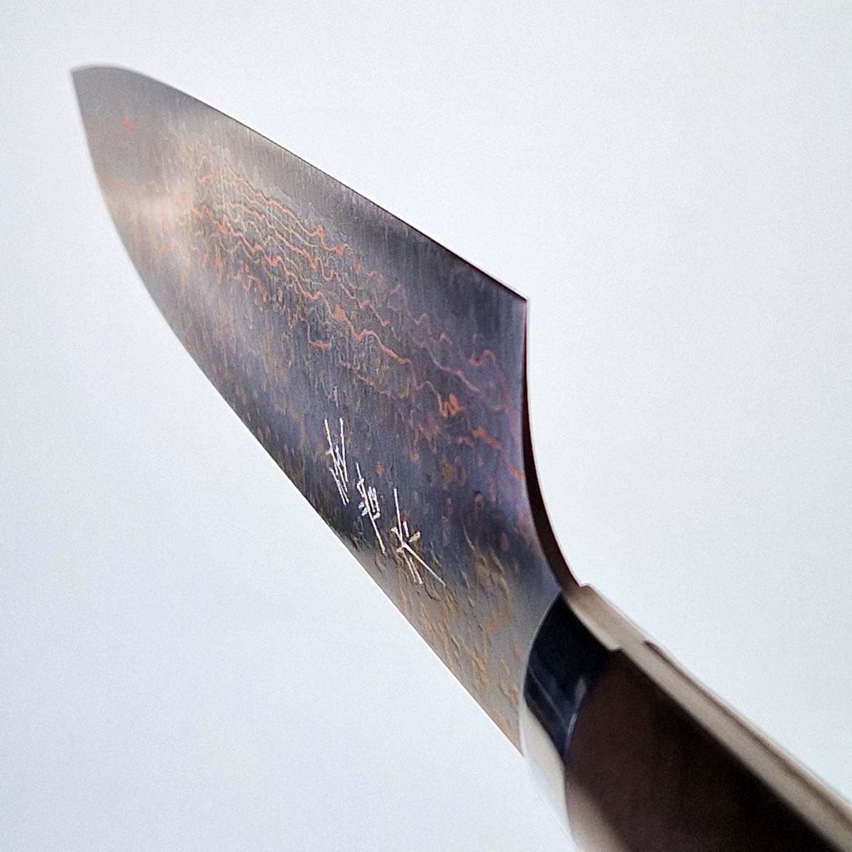 18cm Grønnsakskniv (Santoku) "Rainbow" VG10 - SAJI bilde 6