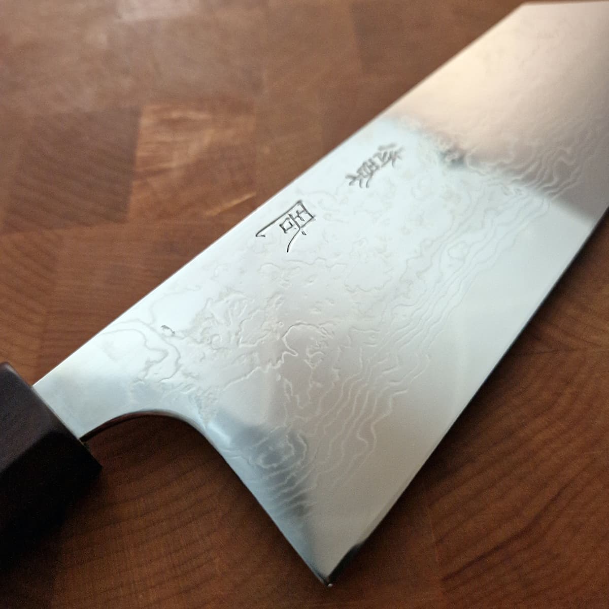 18cm Grønnsakskniv (Bunka) X-damask ZDP189 - MATSUBARA TANAKA bilde 2