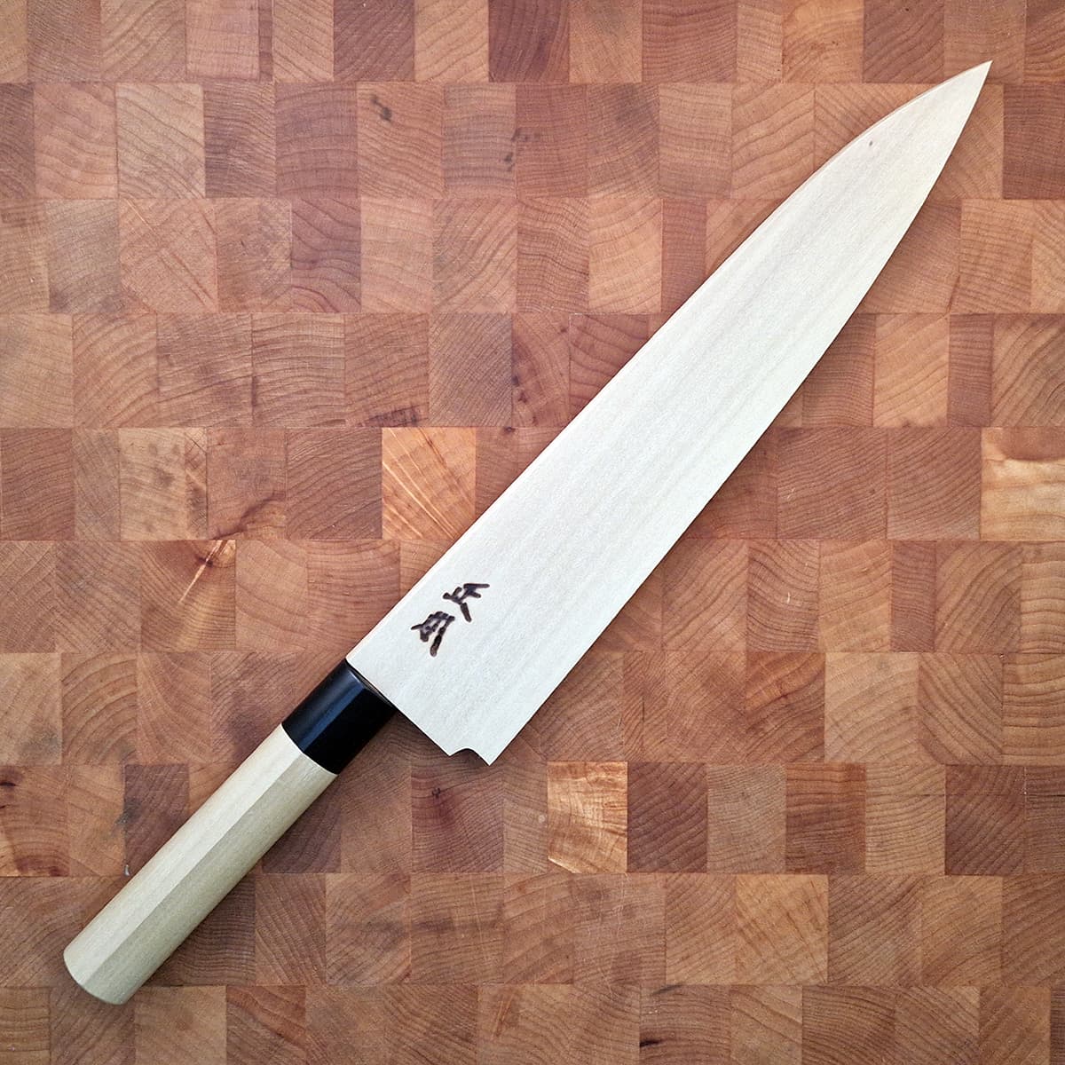24cm Kokkekniv (Gyoto), "swedish steel", inkl Saya - MASAMOTO bilde 4