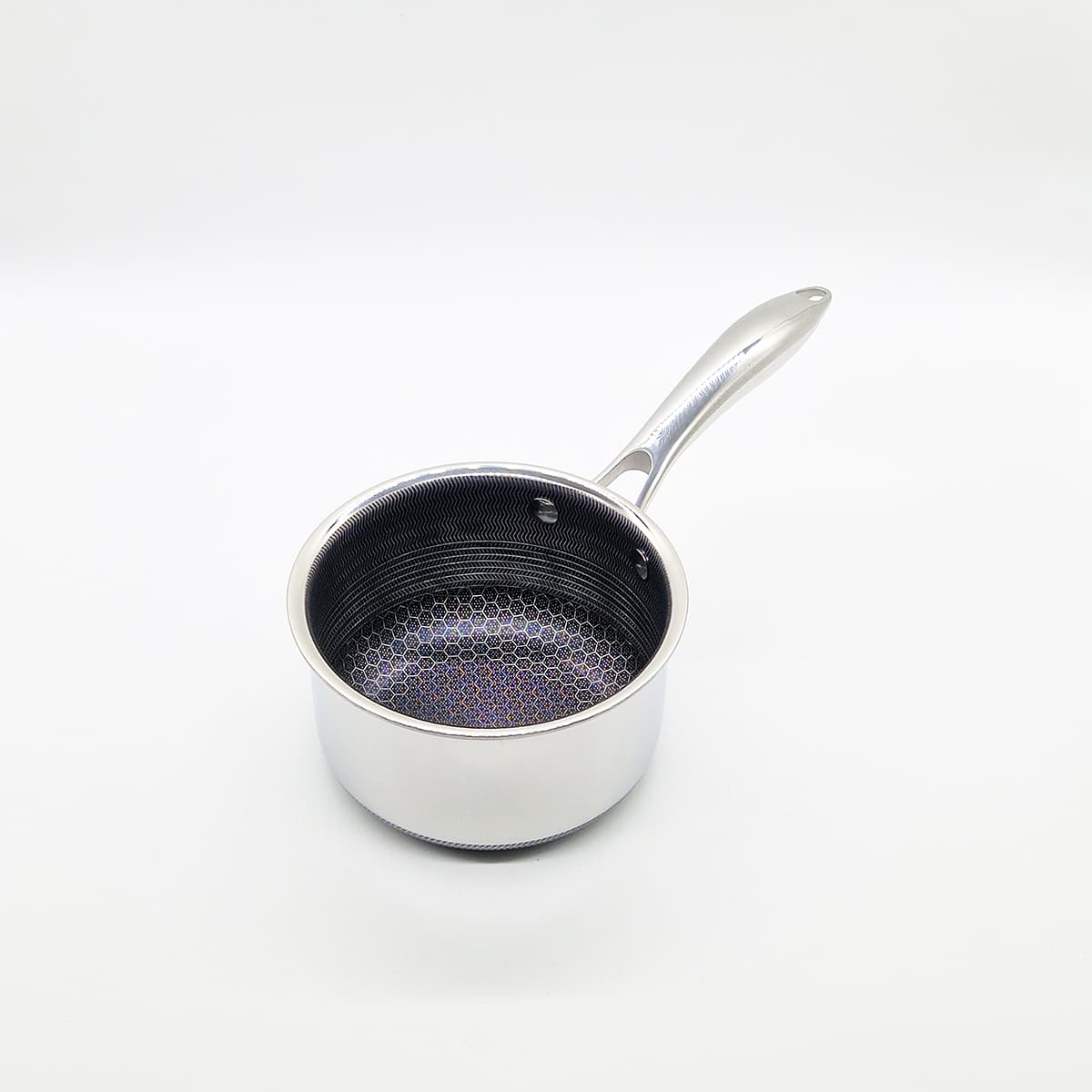 Gryte med lokk, 1,0 ltr, hybrid - HEXCLAD bilde 3