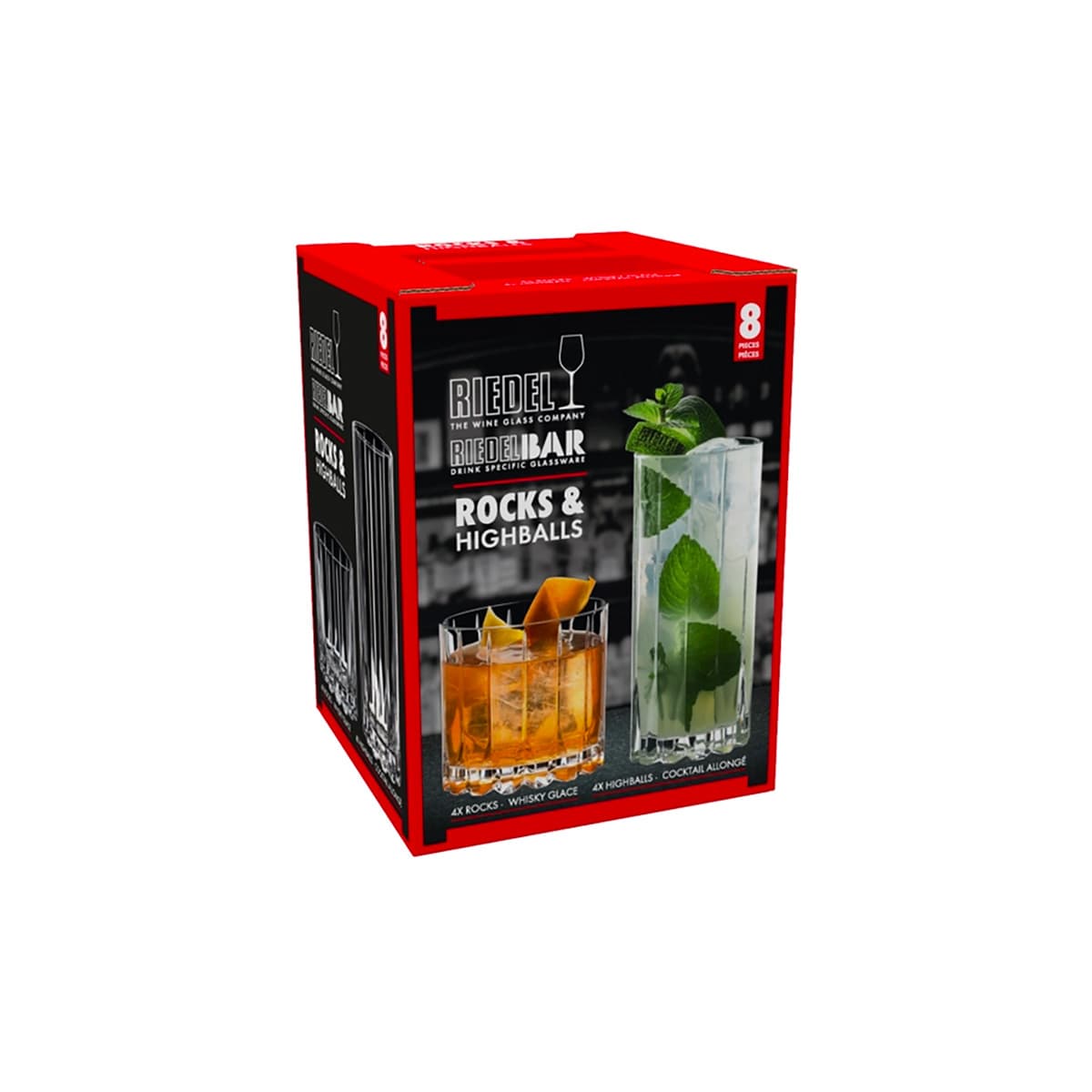 Highball, 4 Stk. og Rocks, 4 Stk - RIEDEL bilde 2
