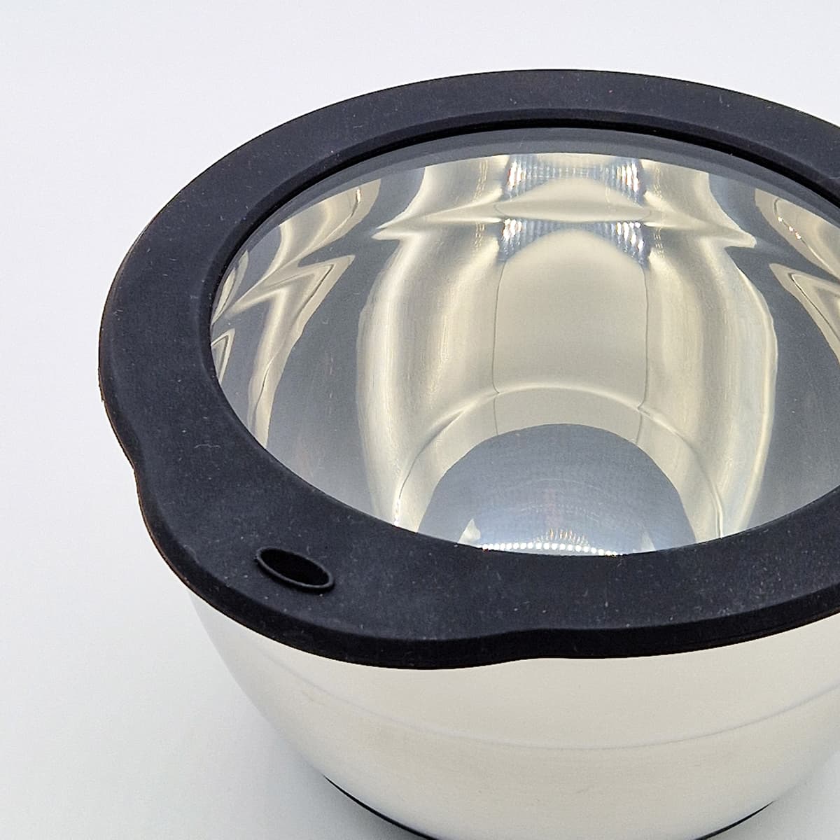 Lokk i glass og silikon, 16cm, til bakebolle - WEIS bilde 3