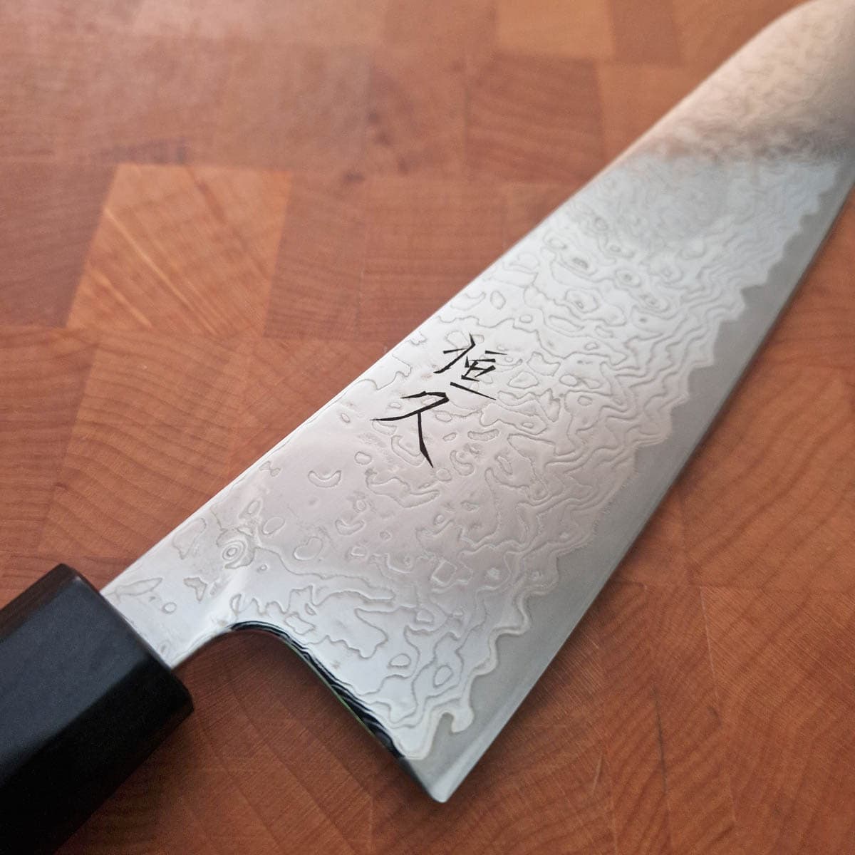 21cm Kokkekniv, Mirror Damask,  VG10 - HARUYUKI bilde 5