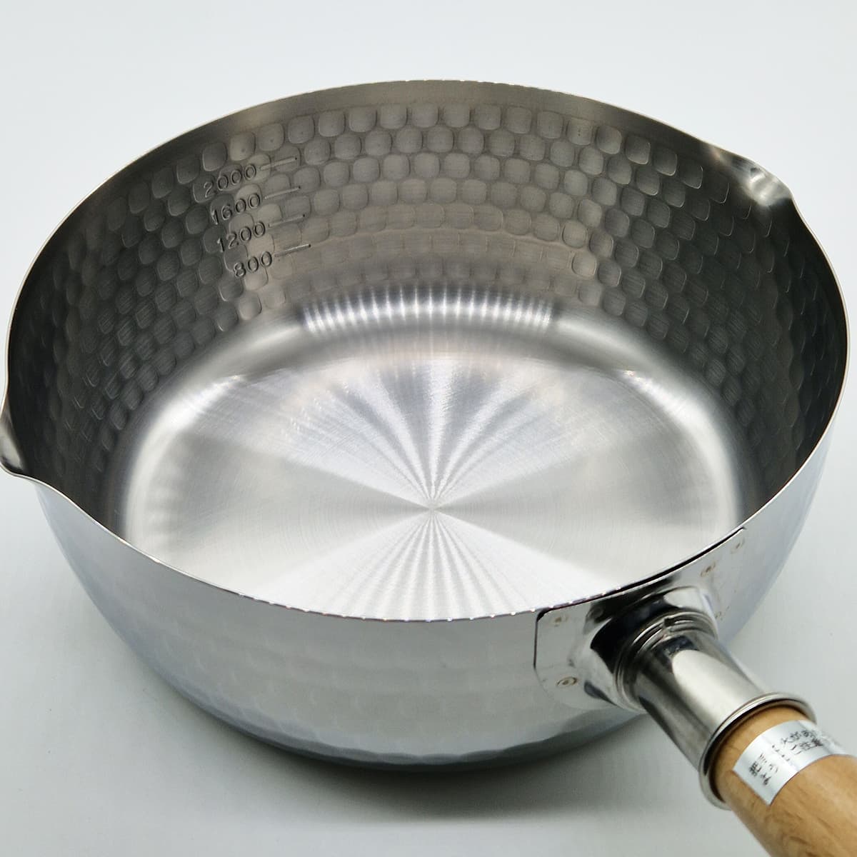 Gryte japansk, hamret "Yukihira", 22cm - Yoshikawa bilde 3