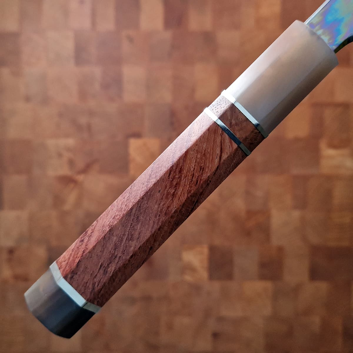 27cm Yanagiba, Mirror Polished, Shirogami II, inkl Saya - SAKAI KIKUMORI bilde 5