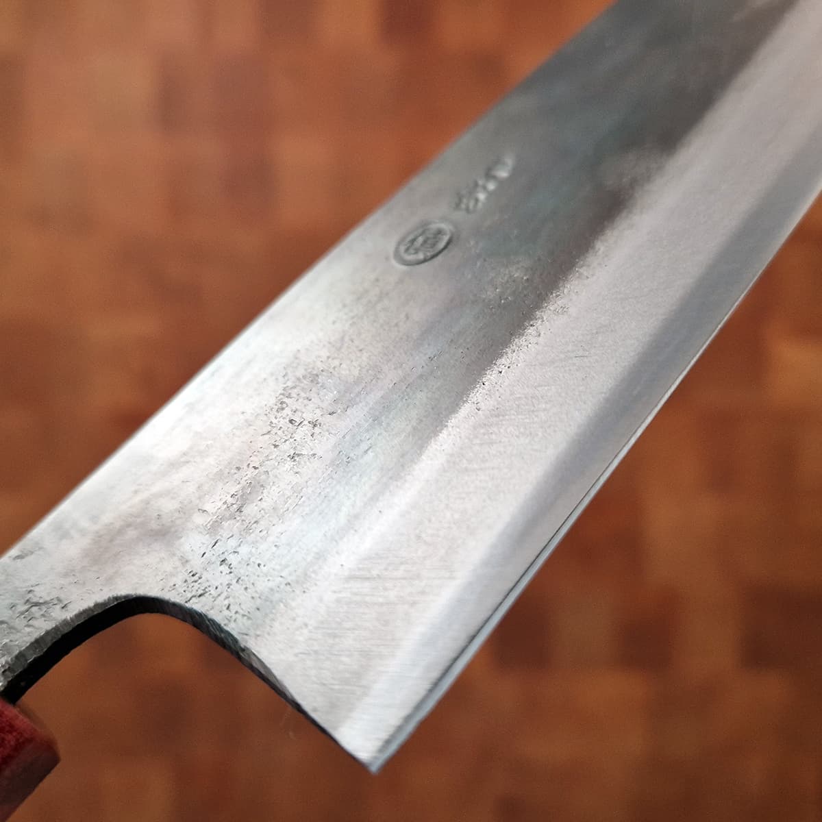 16,5cm Grønnsakskniv (Santoku) Shirogami, Custom - No Factory bilde 4