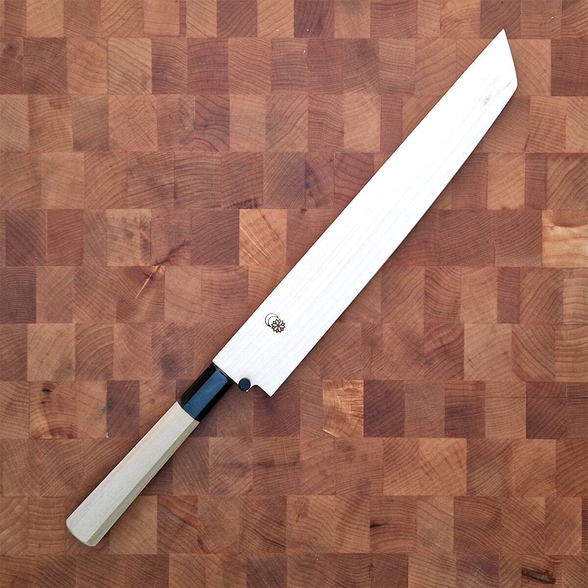 27cm Sekimaru Takohiki, Shirogami II, inkl Saya - SAKAI KIKUMORI bilde 4