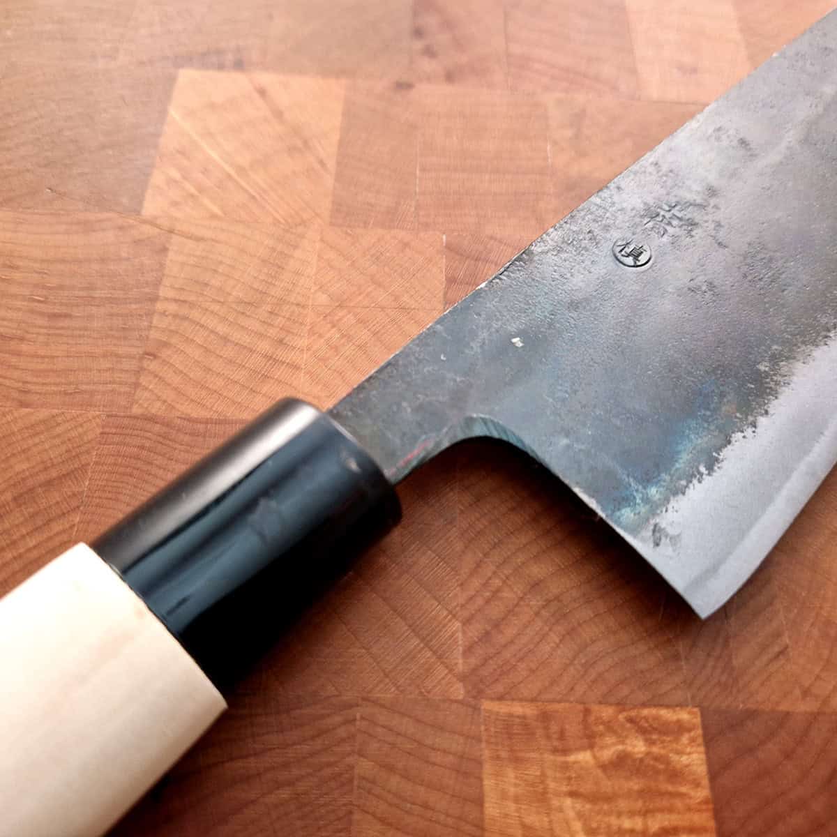 16,5cm Grønnsakskniv (Nakiri) Shirogami - No Factory bilde 2