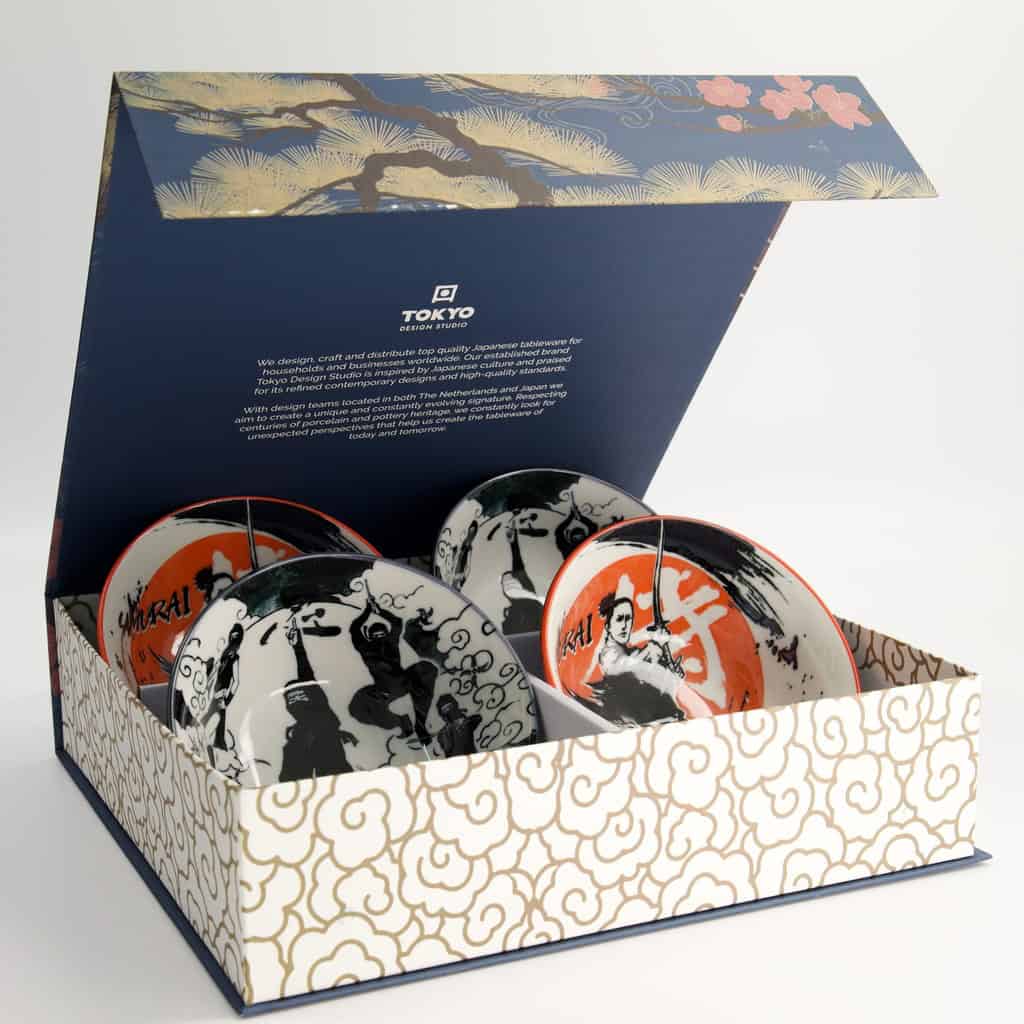 Akusa Tayo Skåler (4 stk.) i gaveeske – Tokyo design studio bilde 2