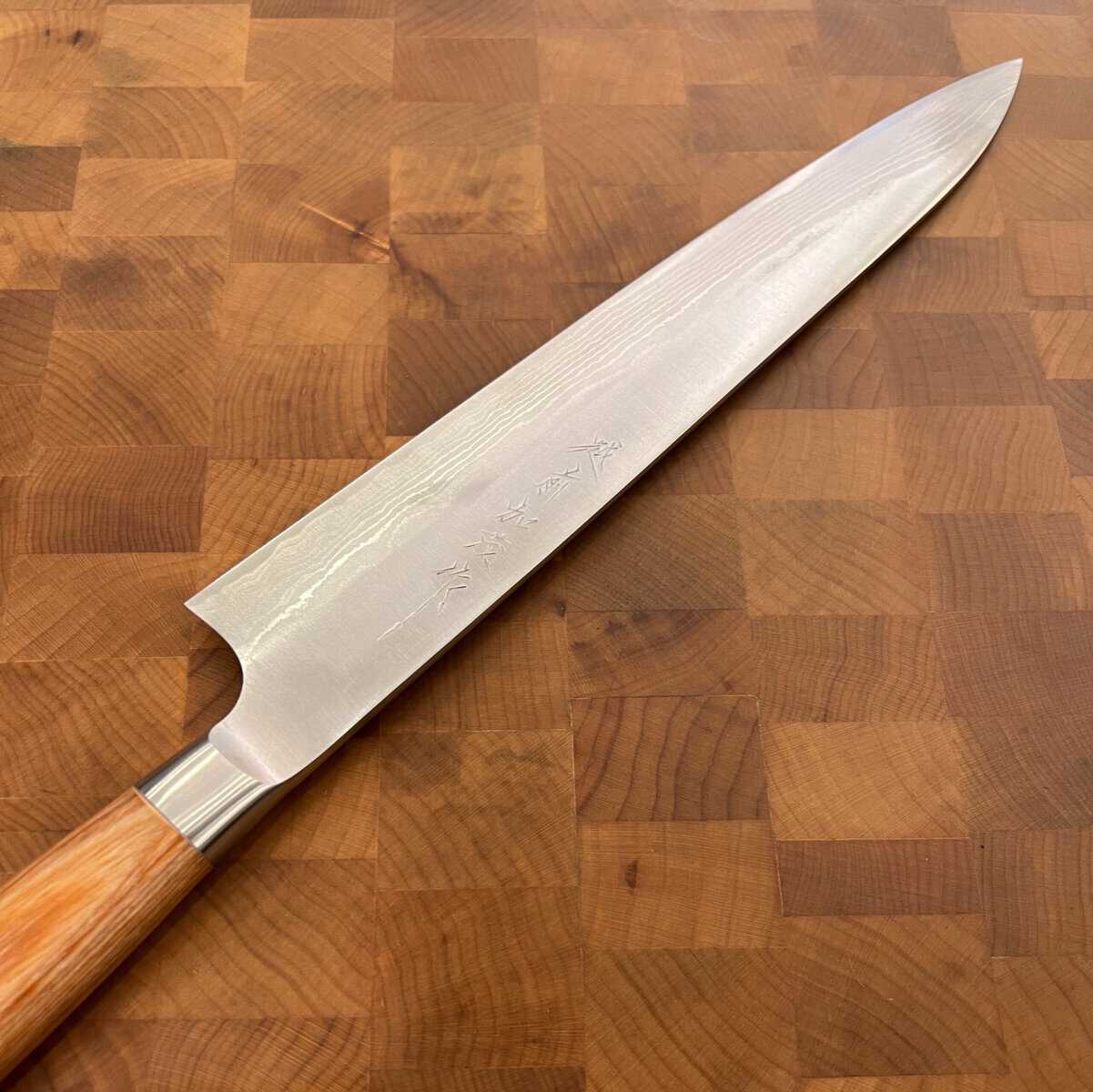 27cm Trancheringskniv  VG10 - KAMO KATSUYASU bilde 4
