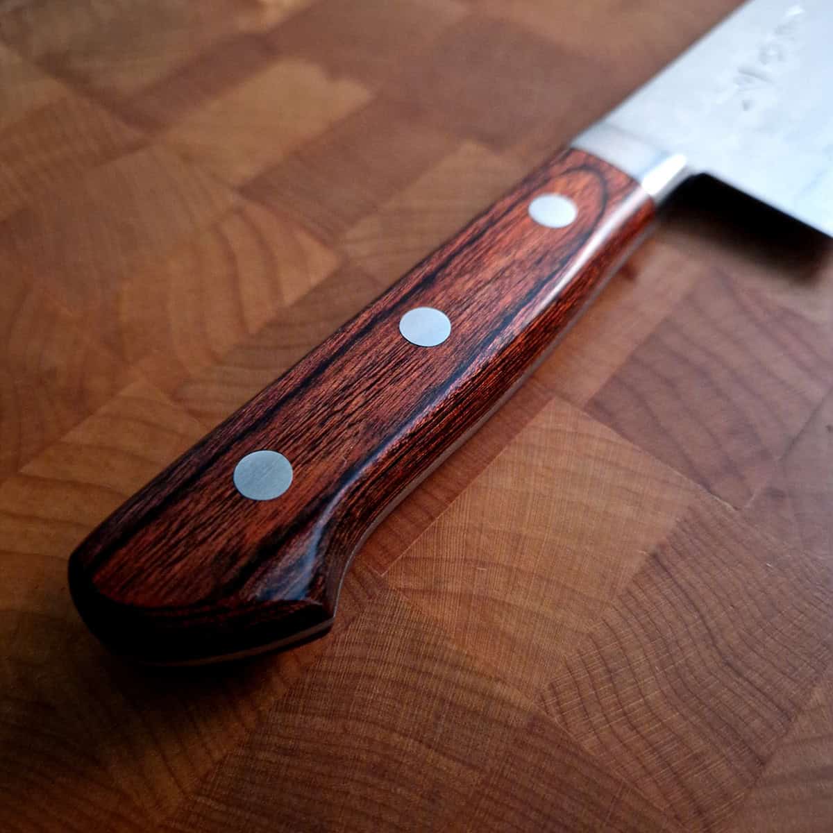 16,5cm Grønnsakskniv (Santoku) Damask - Miki Hamono bilde 3