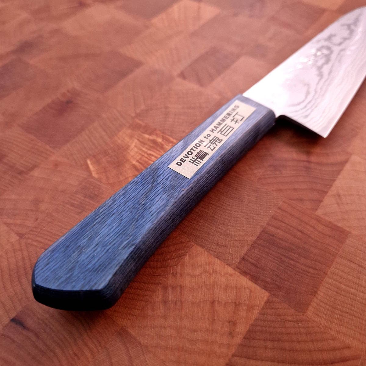 14,5cm Mini Santoku, Blå Damask VG10 - TANAKA bilde 4