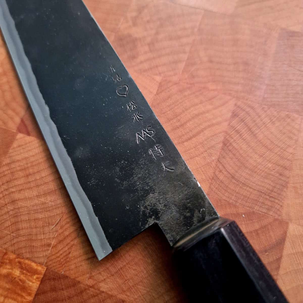 27cm Sujihiki / Trancheringskniv, Super Aogami, NAS - TAKEDA bilde 4