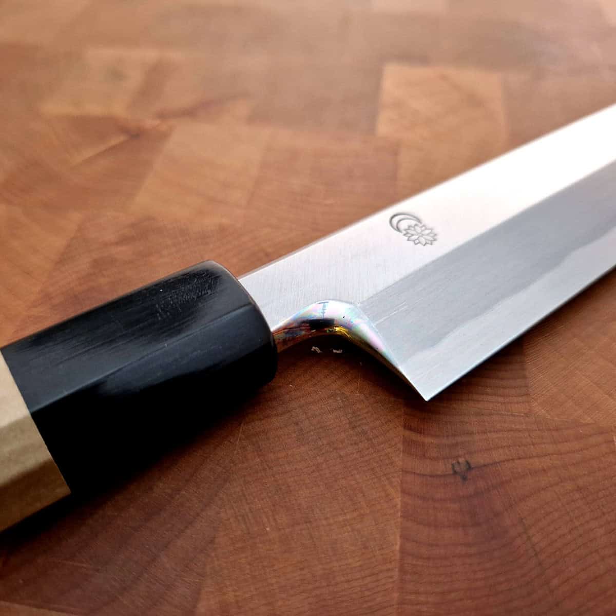 30cm Kiritsuke Yanagiba, Shirogami II, inkl Saya - SAKAI KIKUMORI bilde 3