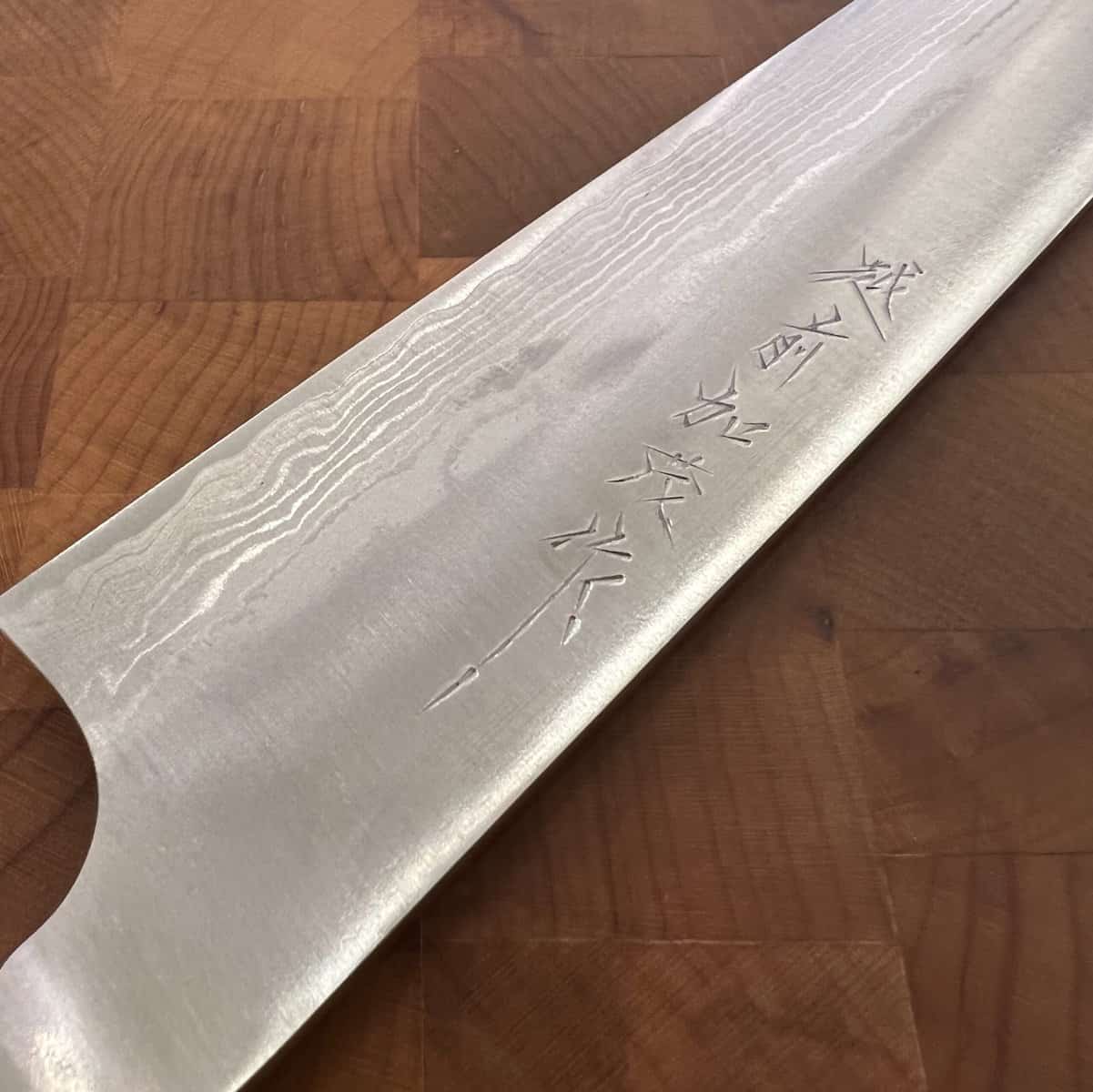 27cm Trancheringskniv  VG10 - KAMO KATSUYASU bilde 3
