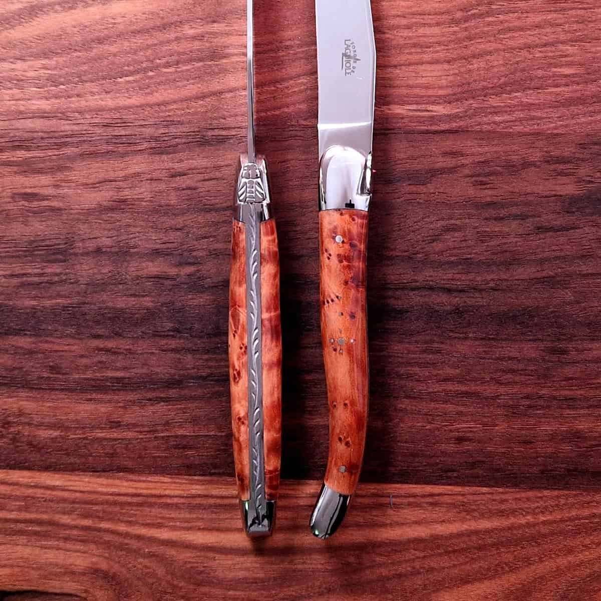 Biffkniver 2. stk thuya - Forge de Laguiole bilde 4