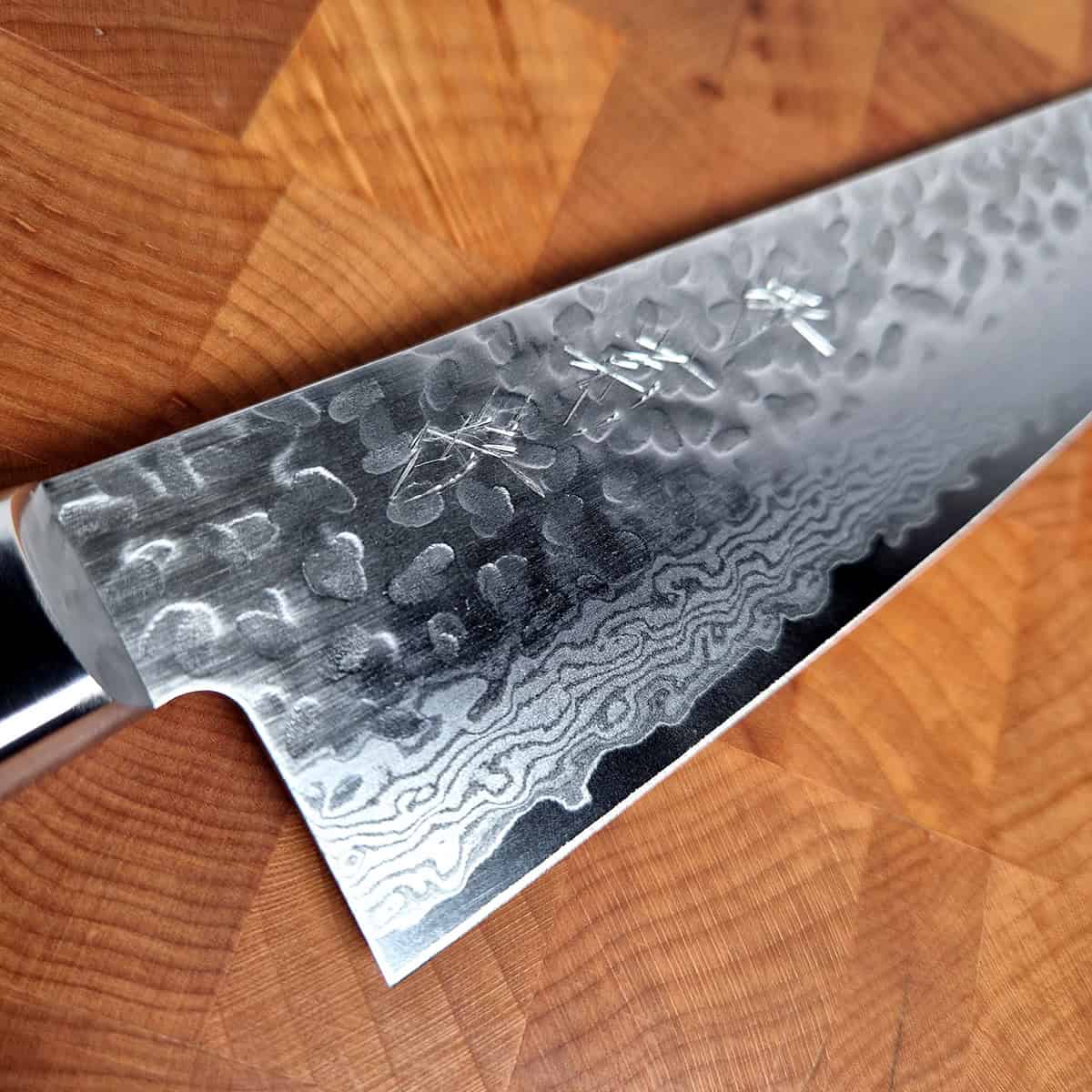 16,5cm Grønsakskniv (Santoku), VG10 Damask - SAKAI KIKUMORI bilde 4