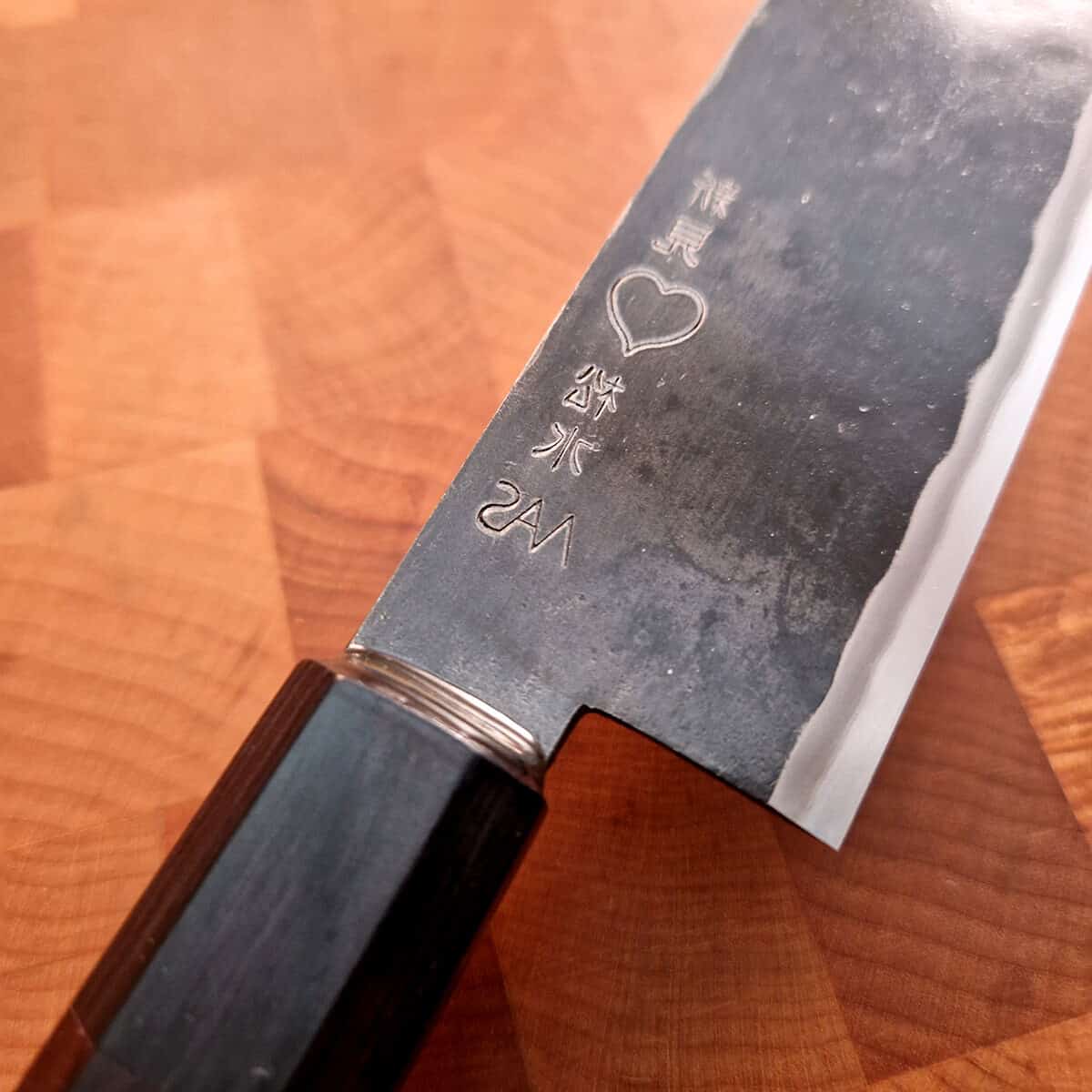 9-10cm KoNakiri, Super Aogami, NAS - TAKEDA bilde 5