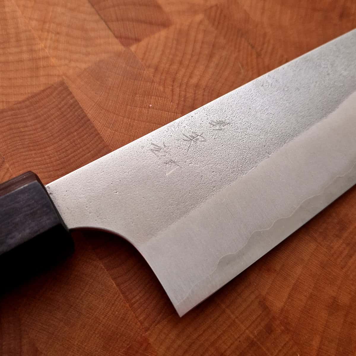 21cm Kokkekniv Nashiji, Super Aogami - YOSHIMI KATO bilde 5