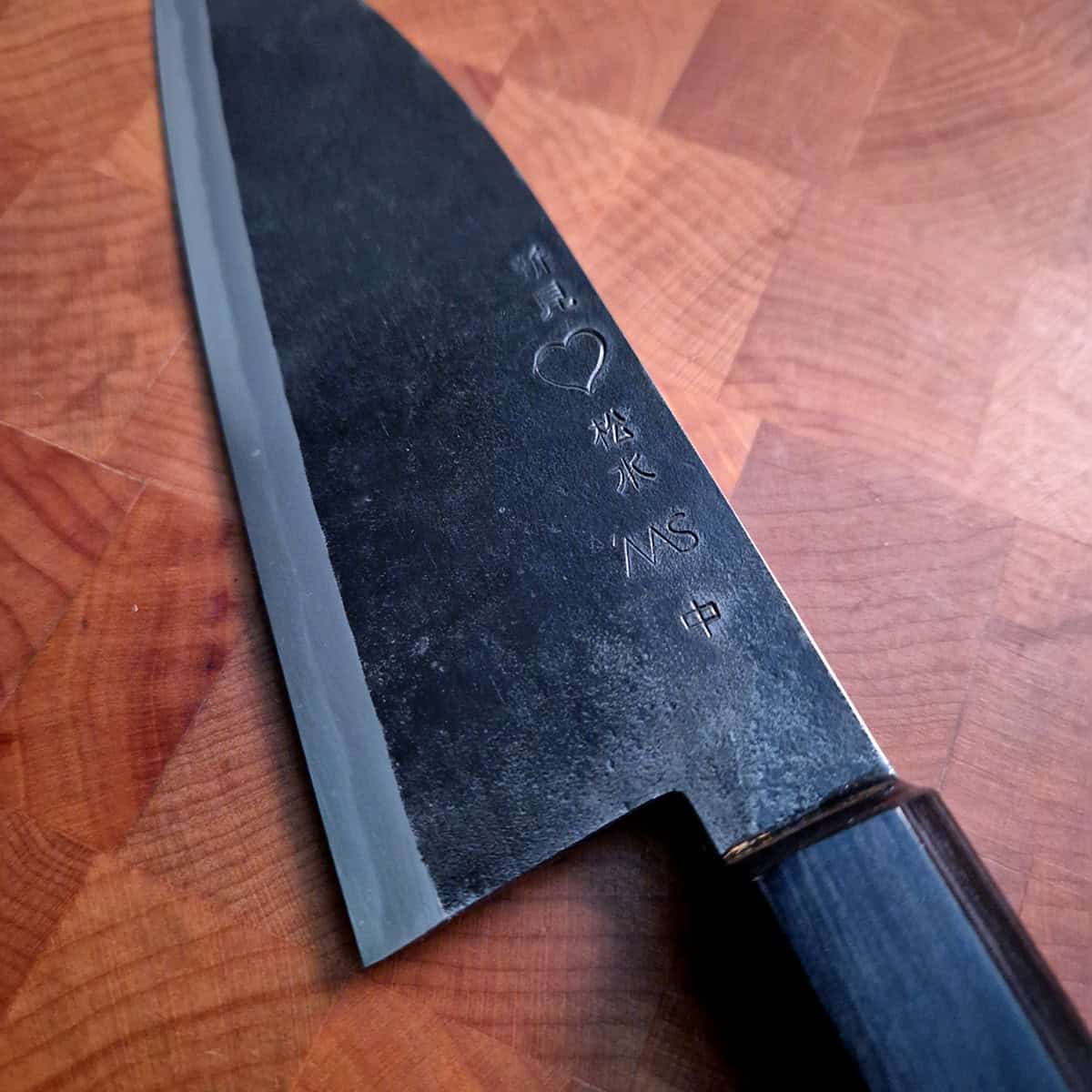 15cm Deba Medium, Super Aogami, NAS - TAKEDA bilde 6