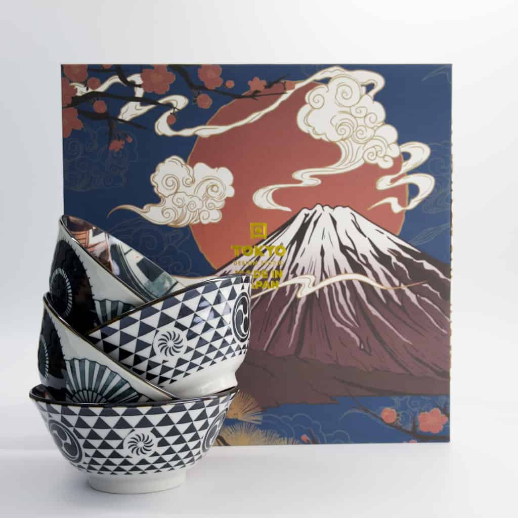 Akusa "geisha" Tayo Skåler (4 stk.) i gaveeske – Tokyo design studio bilde 2