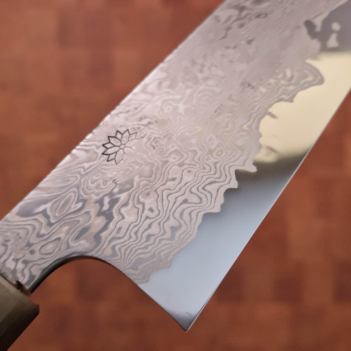 21cm Kokkekniv (Gyoto) Minamo, ATS34 - SAKAI KIKUMORI bilde 2