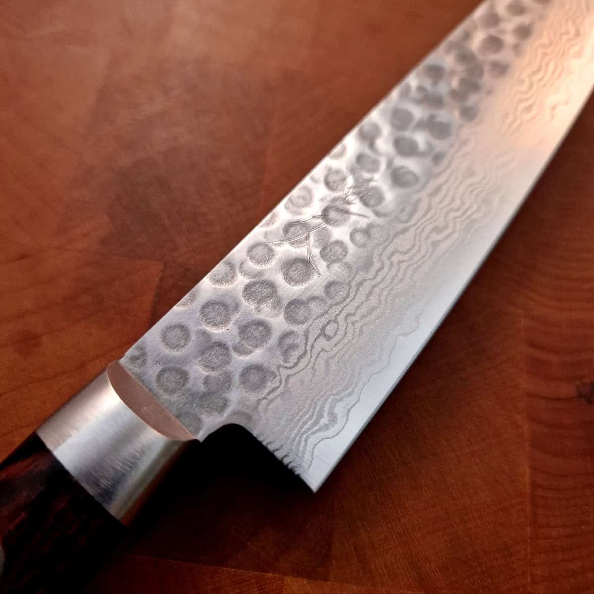 13.5cm Universalkniv VG10, Hamret/Damask - HARUYUKI bilde 2