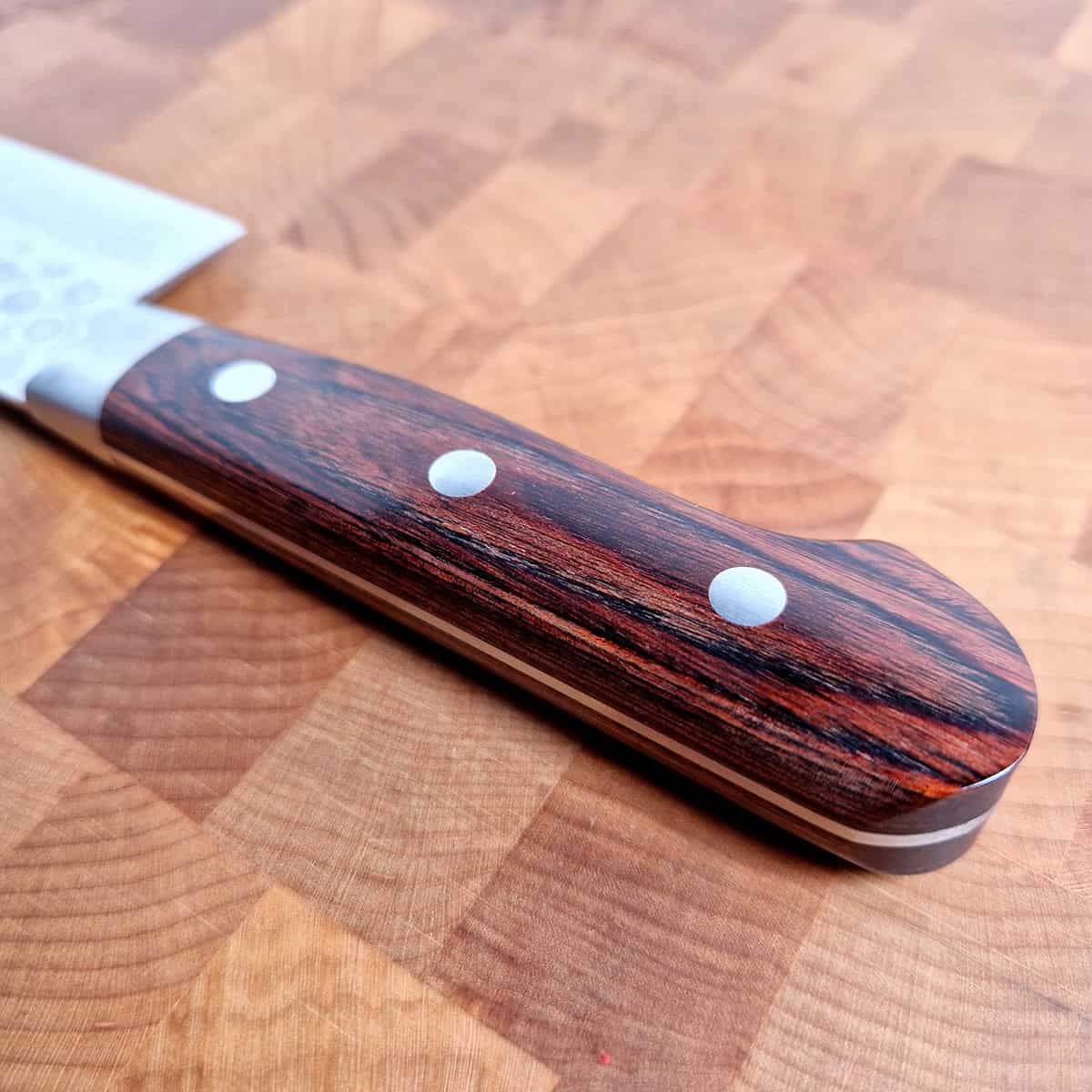 16,5cm Grønnsakskniv (Nakiri)  VG10, Hamret/Damask - HARUYUKI bilde 4