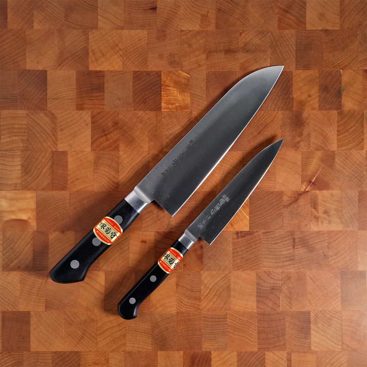 Knivsett 16,5cm Santoku og 12 cm Universalkniv Nihonko, SK4 - SAKAI KIKUMORI bilde 4