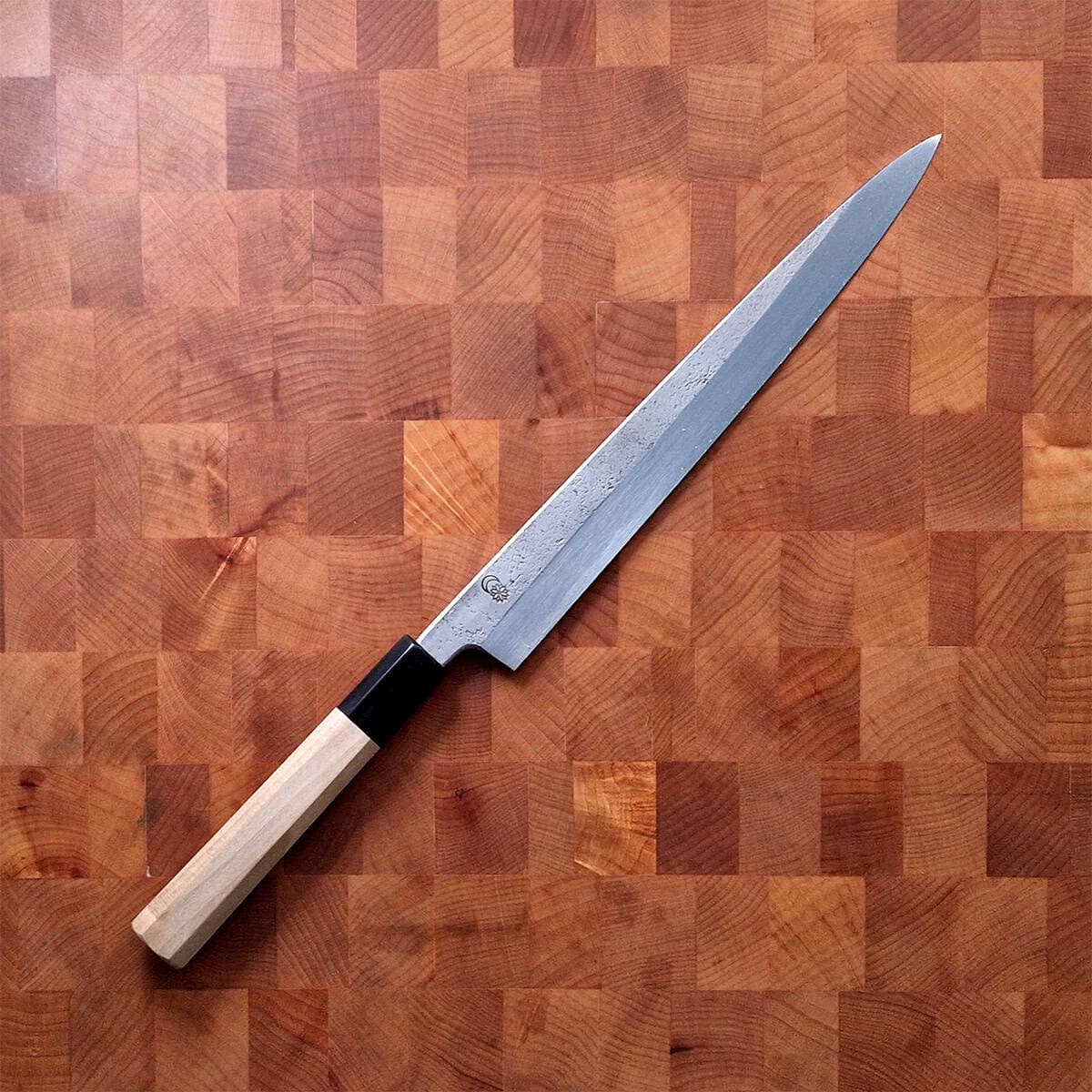 24cm Yanagiba, Shirogami II, inkl Saya - SAKAI KIKUMORI bilde 4