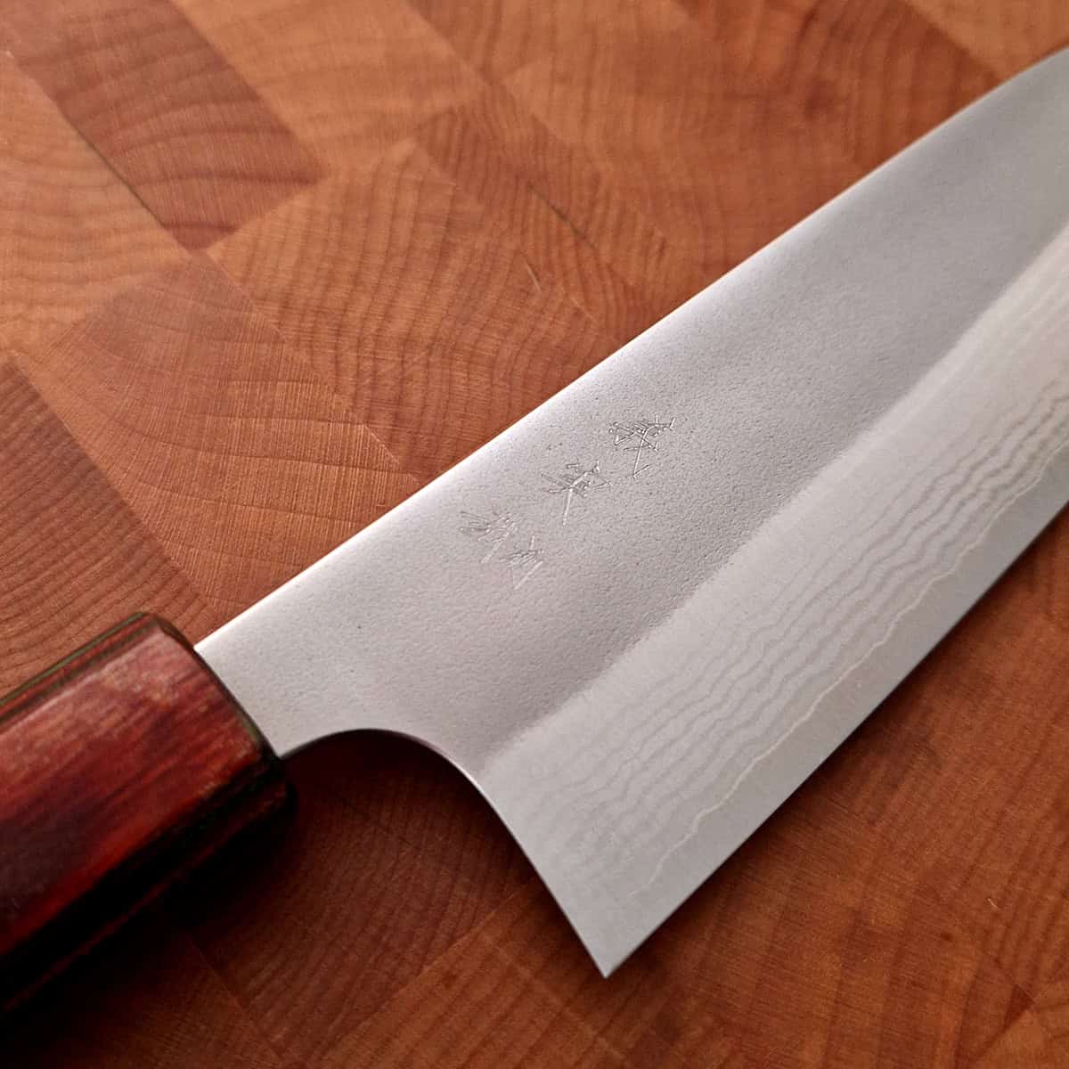 16,5cm Grønnsakskniv (Santoku) Nashiji Suminigashi, VG10 - YOSHIMI KATO bilde 2