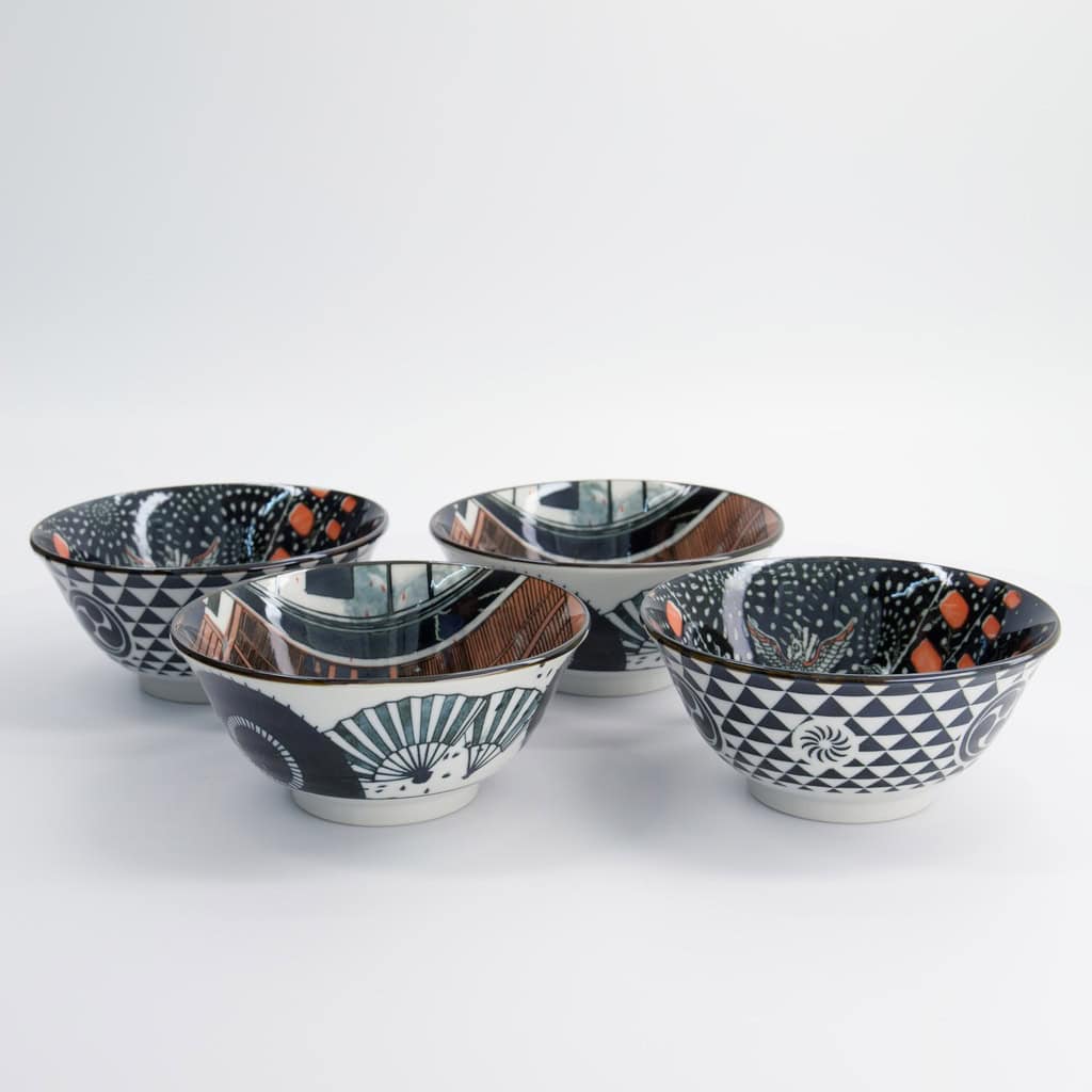 Akusa "geisha" Tayo Skåler (4 stk.) i gaveeske – Tokyo design studio bilde 4